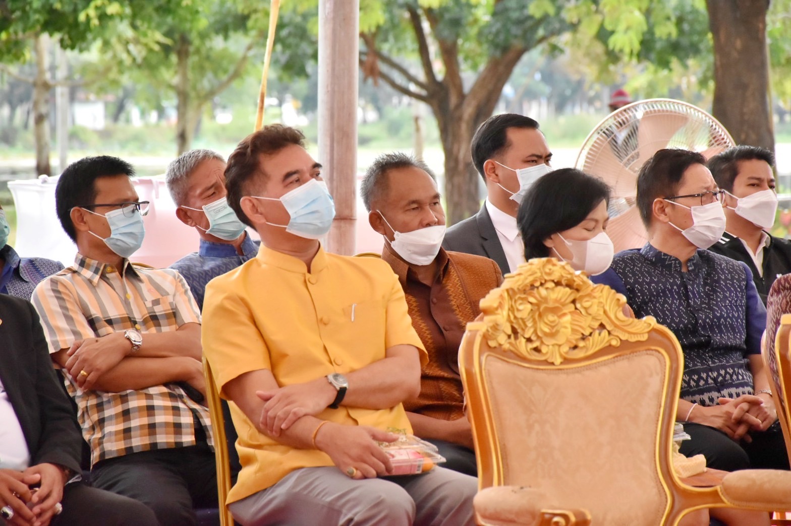 พช.มหาสารคาม ร่วมเปิดงานมรดกภูมิปัญญา พัฒนาสู่ความยั่งยืน ฟื้นฟูเศรษฐกิจ ร่วมกับเครือข่ายขนสินค้า OTOP จัดแสดงและจำหน่าย