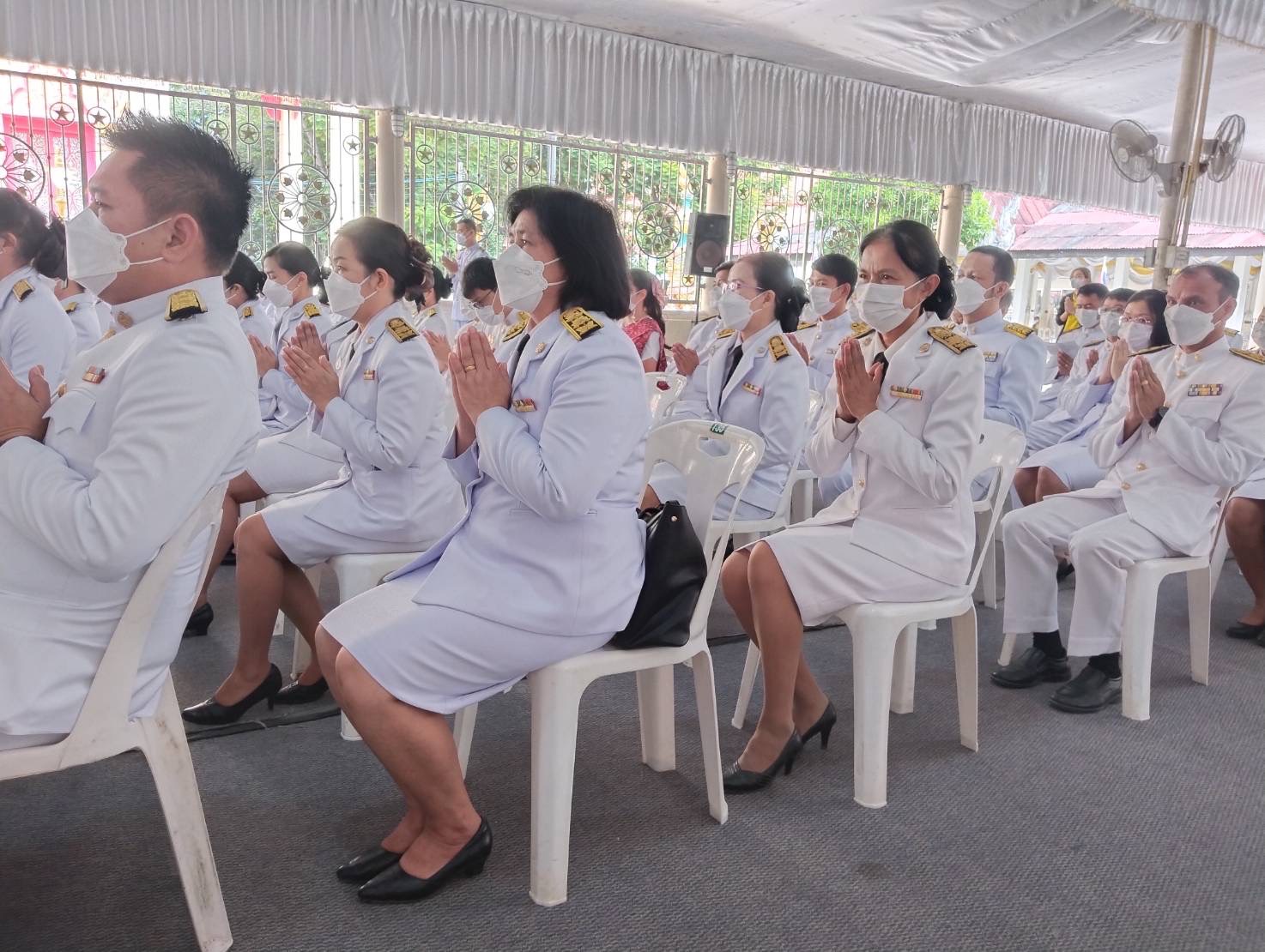 พช.มหาสารคาม ร่วมพิธีทอดผ้าป่าสมทบทุนโครงการทุนเล่าเรียนหลวงสำหรับพระสงฆ์ไทย จังหวัดมหาสารคาม