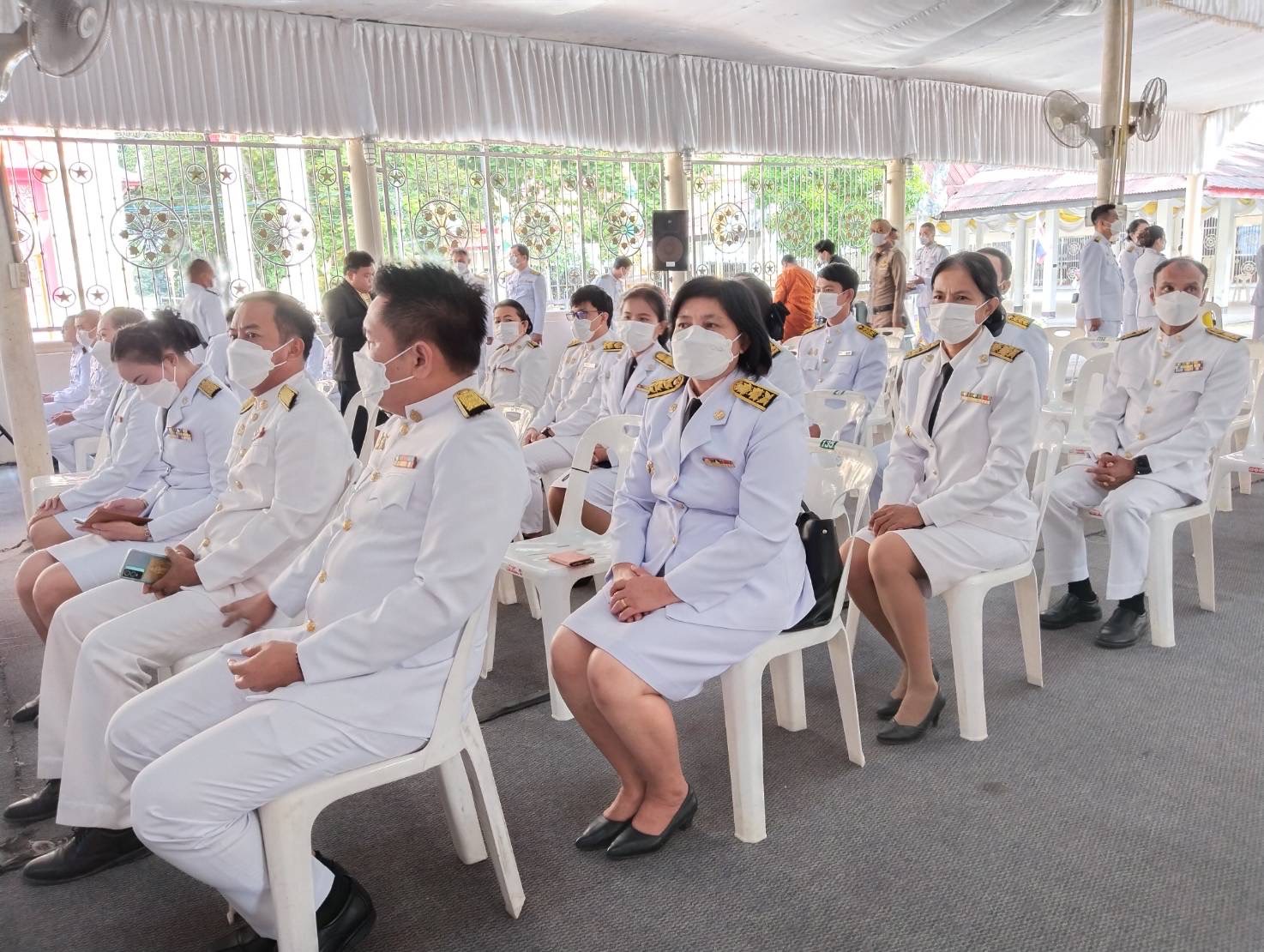 พช.มหาสารคาม ร่วมพิธีทอดผ้าป่าสมทบทุนโครงการทุนเล่าเรียนหลวงสำหรับพระสงฆ์ไทย จังหวัดมหาสารคาม