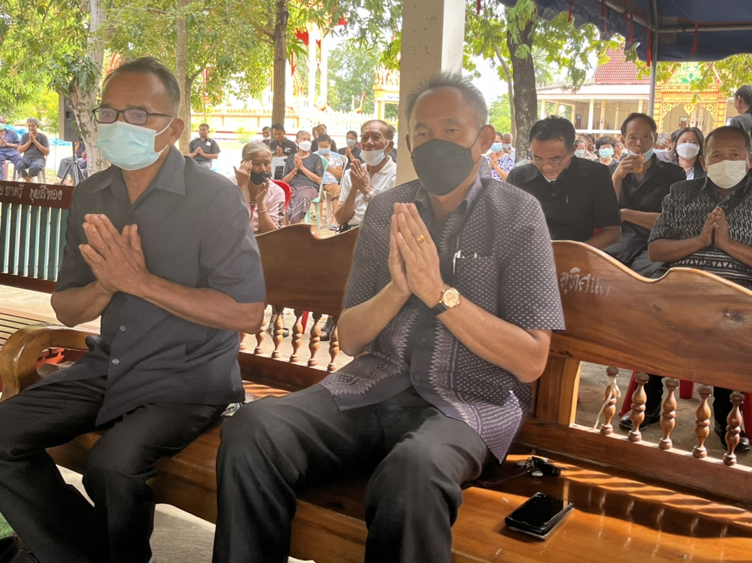 พช.มหาสารคาม ร่วมพิธีฌาปนกิจศพและประชุมเพลิง คุณพ่อทองพูล โพธิ์ตาก บิดา นายเจษฎาธนพงษ์ โพธิ์ตาก ผอ.กลุ่มงานประสานและสนับสนุนการบริหารงานพัฒนาชุมชน
