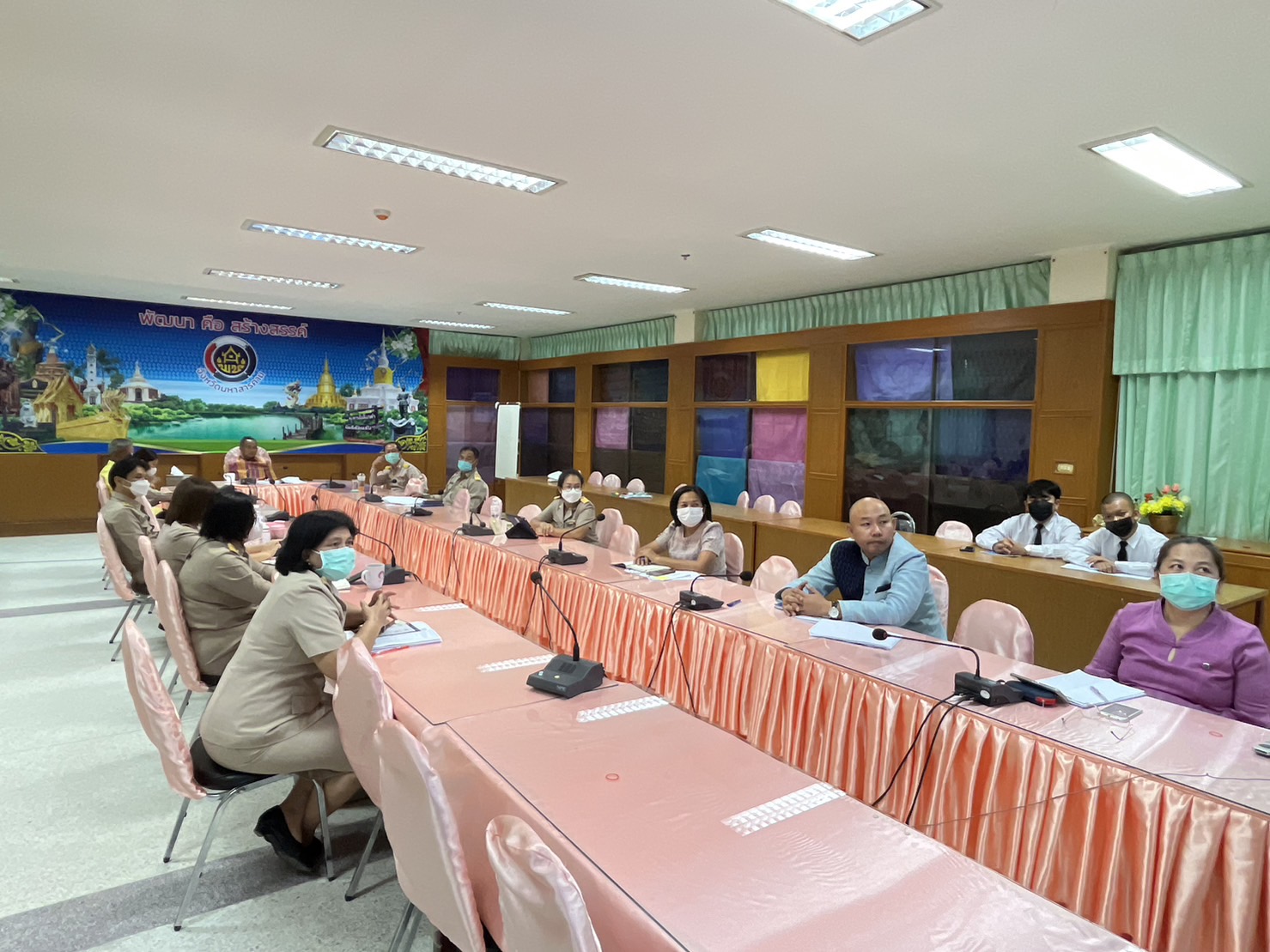 พช.มหาสารคาม ร่วมประชุมกรมการพัฒนาชุมชน ครั้งที่ 11/2565 ผ่านระบบวีดิทัศน์ทางไกล (Video Conference)