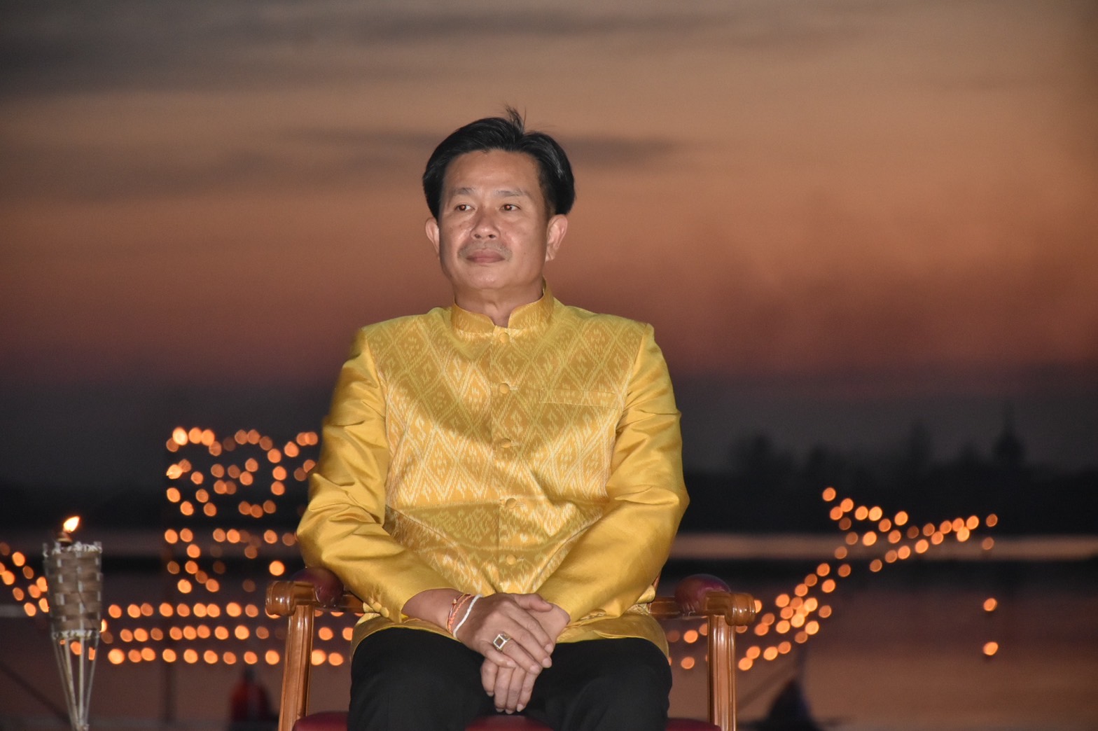 พช.มหาสารคาม ร่วมงานแถลงข่าวการจัดงานลอยกระทง จังหวัดมหาสารคาม ประจำปี 2565