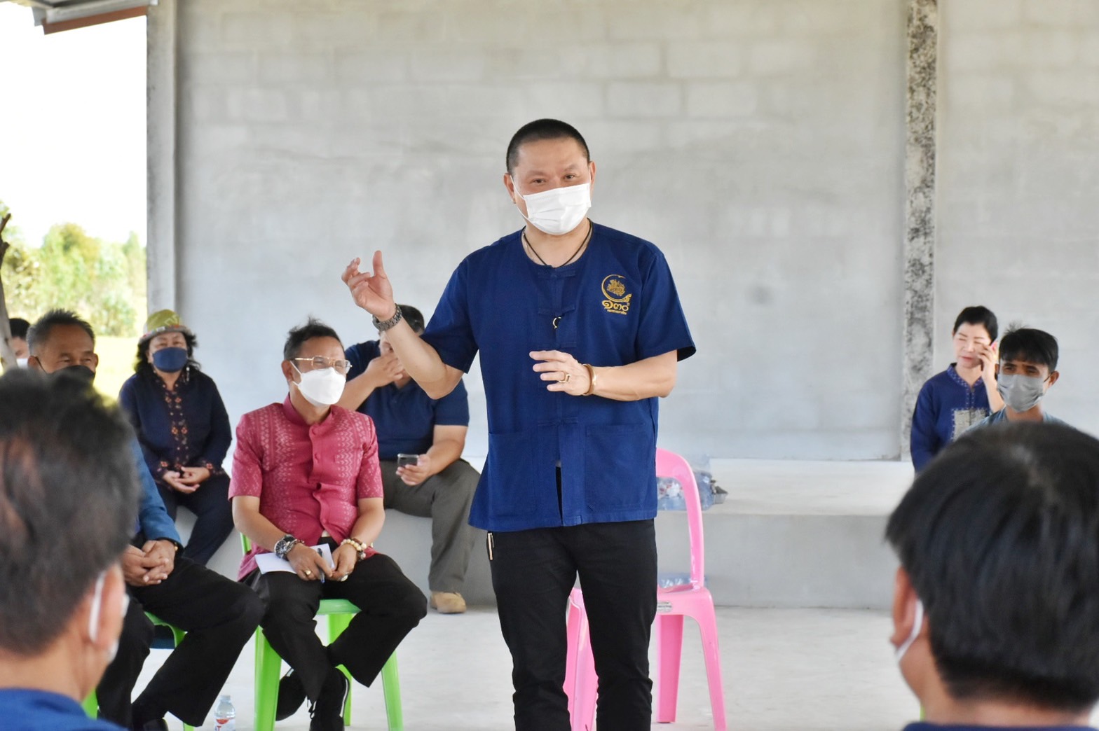 รองผู้ว่าฯ มหาสารคาม ผนึกกำลัง ทั้ง 7 ภาคี ลงพื้นที่ตรวจเยี่ยมพื้นที่เรียนรู้ชุมชนต้นแบบการพัฒนาคุณภาพชีวิต CLM ระดับตำบล