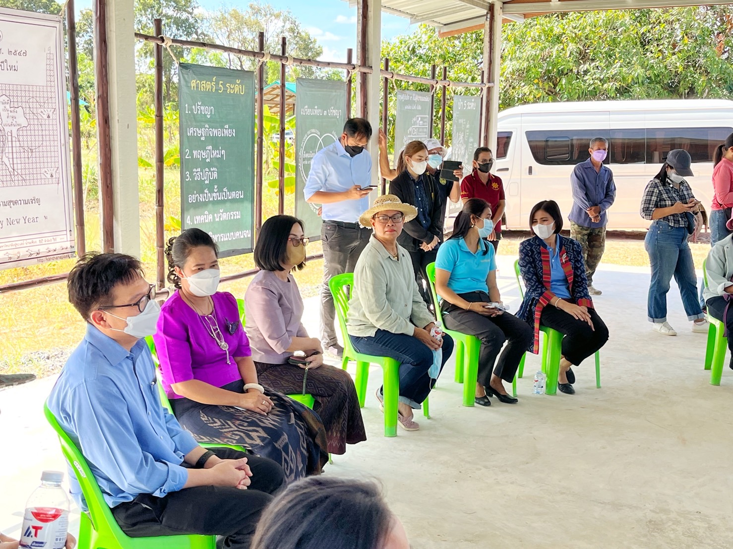 รองผู้ว่าฯ มหาสารคาม ผนึกกำลัง ทั้ง 7 ภาคี ลงพื้นที่ตรวจเยี่ยมพื้นที่เรียนรู้ชุมชนต้นแบบการพัฒนาคุณภาพชีวิต CLM ระดับตำบล