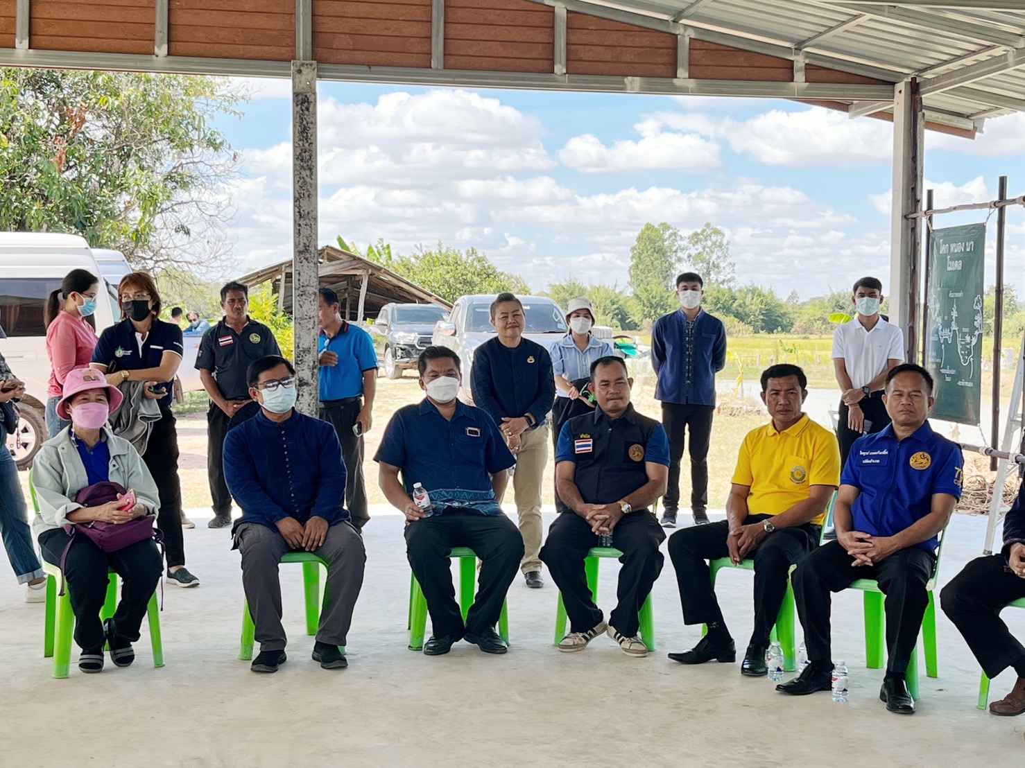 รองผู้ว่าฯ มหาสารคาม ผนึกกำลัง ทั้ง 7 ภาคี ลงพื้นที่ตรวจเยี่ยมพื้นที่เรียนรู้ชุมชนต้นแบบการพัฒนาคุณภาพชีวิต CLM ระดับตำบล