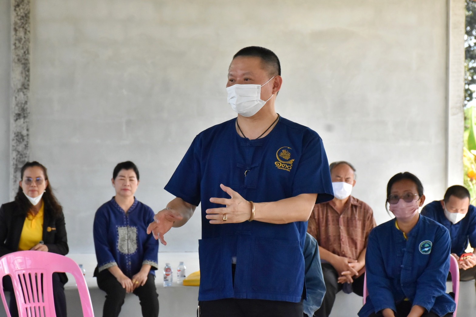 รองผู้ว่าฯ มหาสารคาม ผนึกกำลัง ทั้ง 7 ภาคี ลงพื้นที่ตรวจเยี่ยมพื้นที่เรียนรู้ชุมชนต้นแบบการพัฒนาคุณภาพชีวิต CLM ระดับตำบล