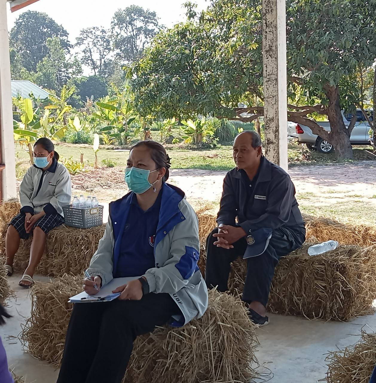 พช.มหาสารคาม ร่วมกับภาคีพัฒนา ลงพื้นที่ตรวจเยี่ยมพื้นที่เรียนรู้ชุมชนต้นแบบการพัฒนาคุณภาพชีวิต แปลง CLM