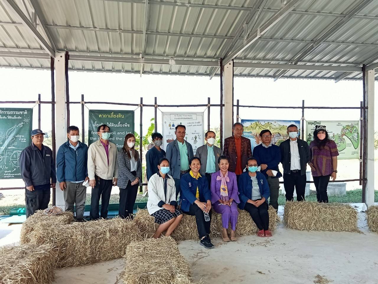 พช.มหาสารคาม ร่วมกับภาคีพัฒนา ลงพื้นที่ตรวจเยี่ยมพื้นที่เรียนรู้ชุมชนต้นแบบการพัฒนาคุณภาพชีวิต แปลง CLM