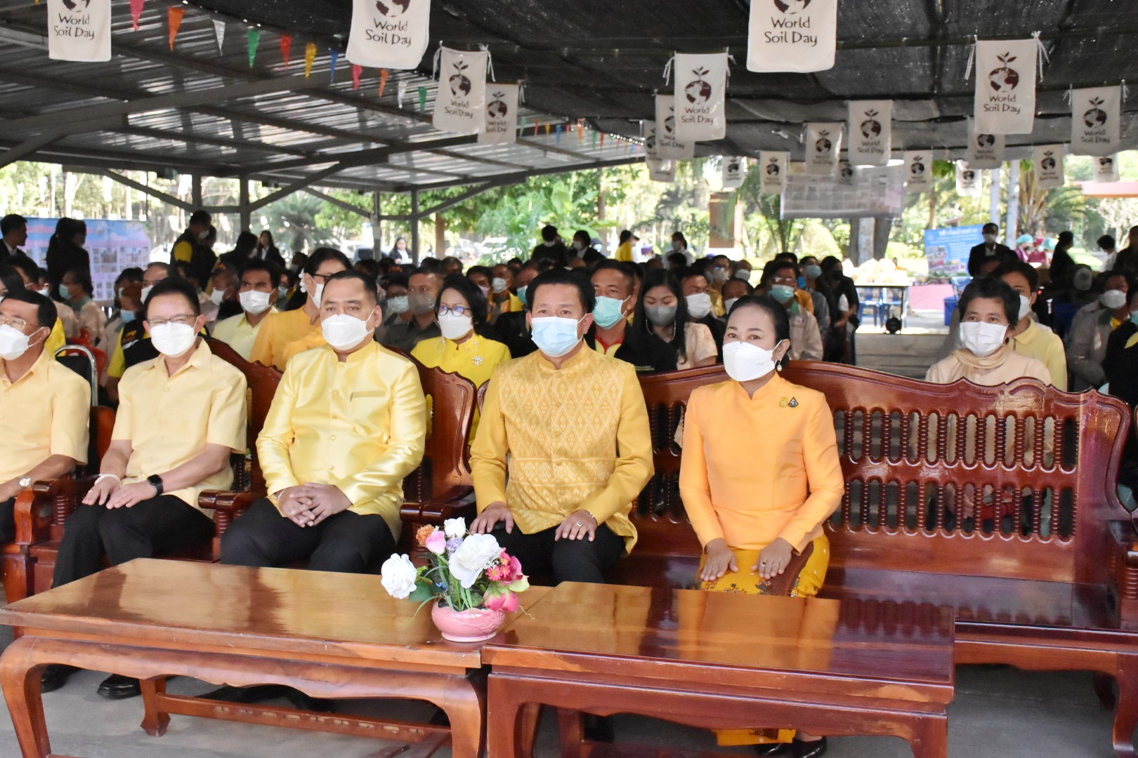 พช.มหาสารคาม ร่วมกิจกรรมวันดินโลก ประจำปี 2565 ภายใต้แนวคิด “อาหารก่อกำเนิด เกิดจากดิน”