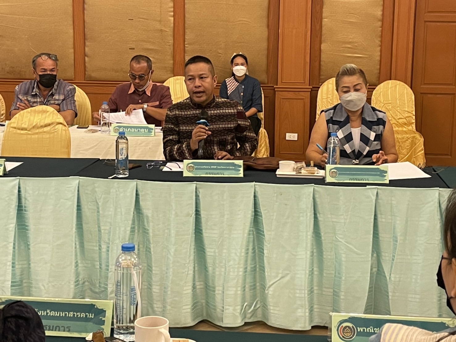 พช.มหาสารคามประชุมคณะกรรมการเครือข่ายองค์ความรู้ KBOจังหวัดมหาสารคาม ตามโครงการส่งเสริมกระบวนการเครือข่ายองค์ความรู้(Knowledge-Based OTOP : KBO)ประจำปีงบประมาณ พ.ศ. 2566