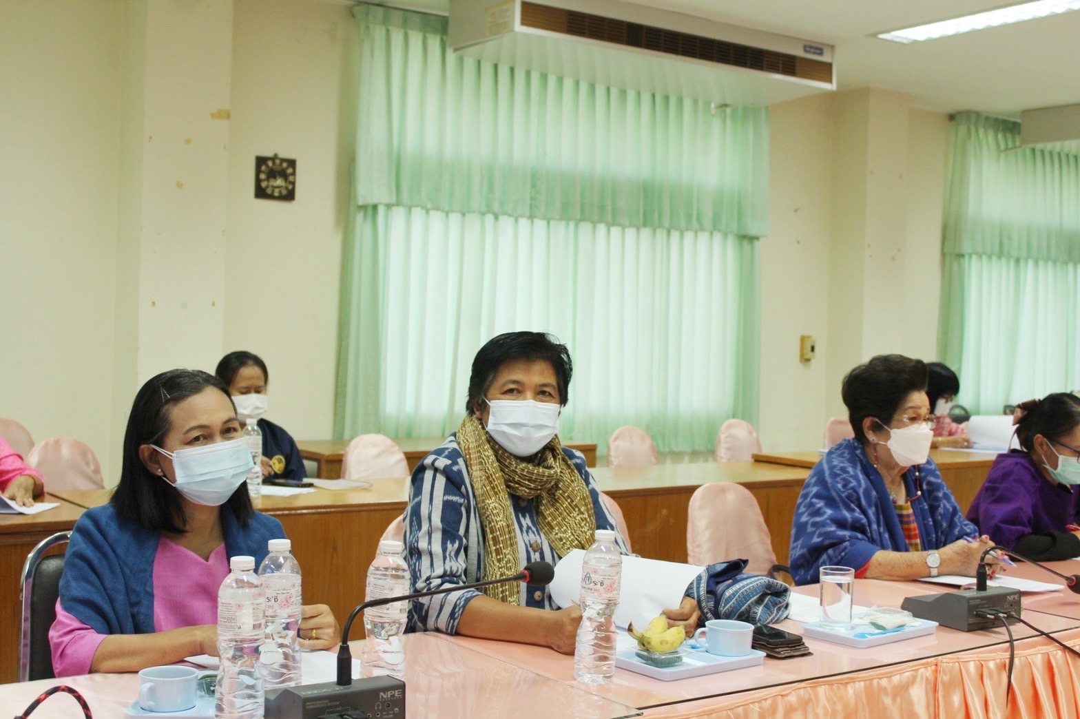พช.มหาสารคาม ประชุมคณะกรรมการฝ่ายจัดงานเส้นสายลายผ้า ในงานประเพณีบุญเบิกฟ้าและงานกาชาดจังหวัดมหาสารคาม ประจำปี 2566