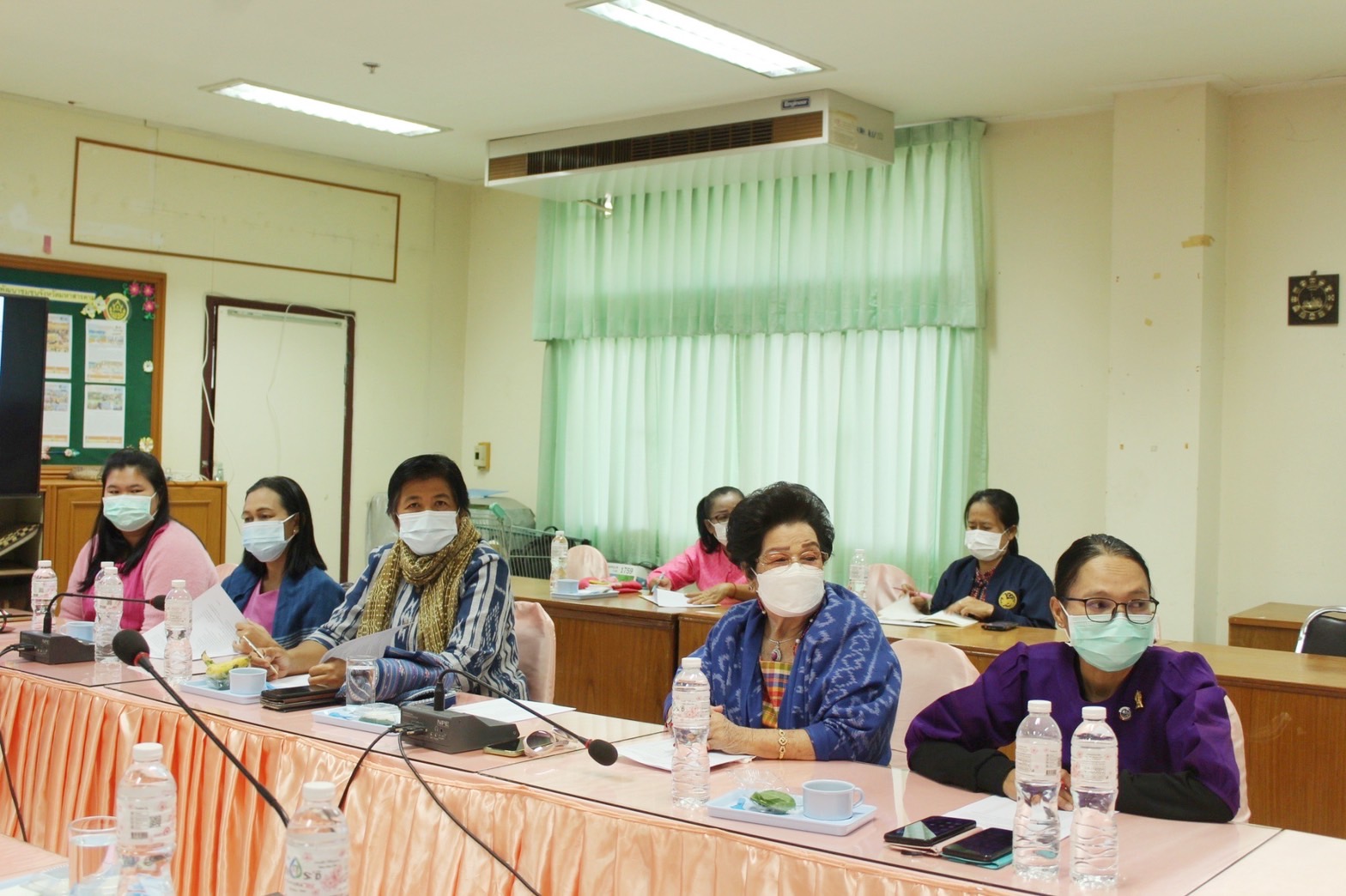 พช.มหาสารคาม ประชุมคณะกรรมการฝ่ายจัดงานเส้นสายลายผ้า ในงานประเพณีบุญเบิกฟ้าและงานกาชาดจังหวัดมหาสารคาม ประจำปี 2566