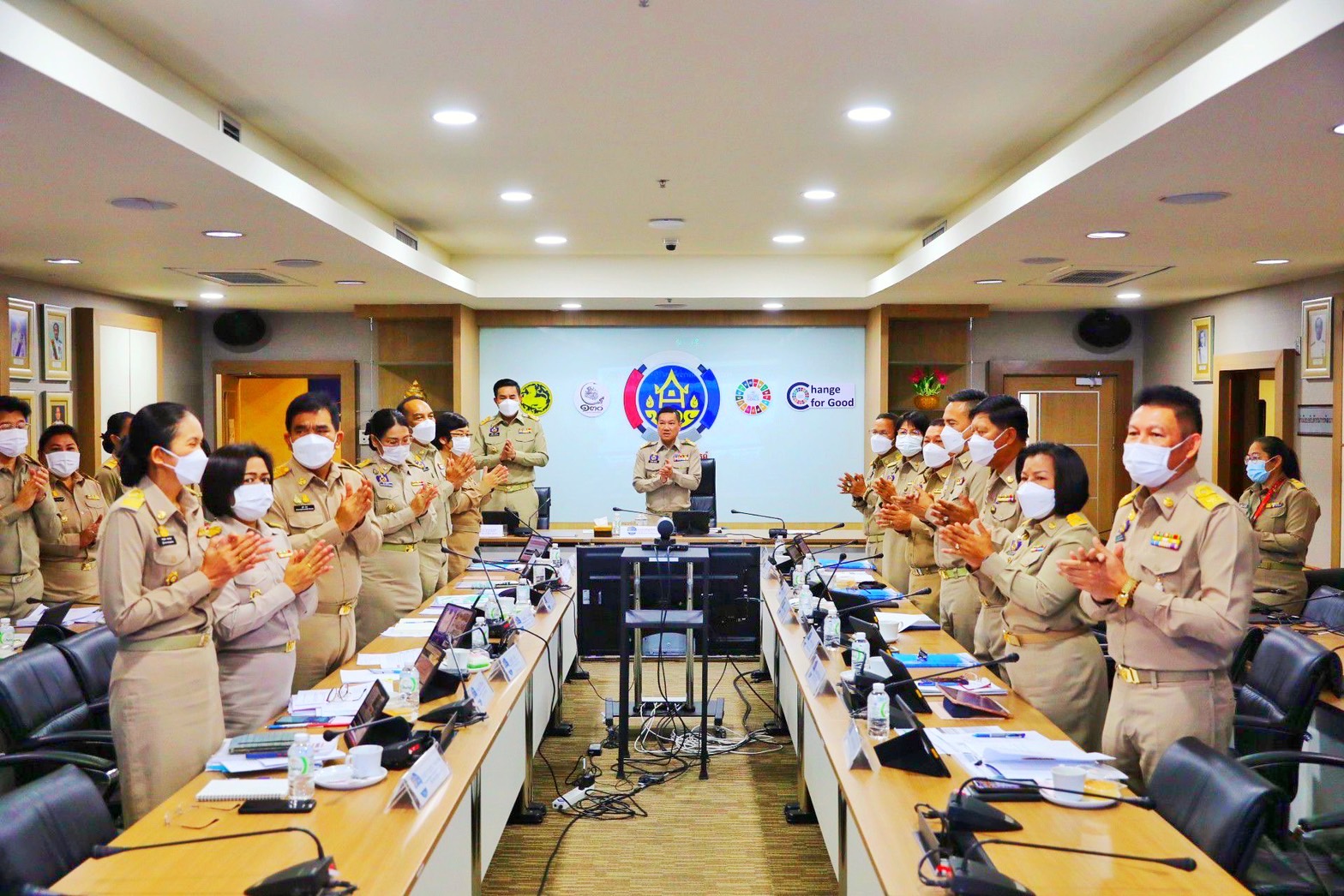 พช.มหาสารคาม ร่วมประชุมกรมการพัฒนาชุมชน ประจำเดือนธันวาคม 2565 ผ่านระบบการประชุมทางไกล ขับเคลื่อนงานภารกิจสำคัญของกรมการพัฒนาชุมชน