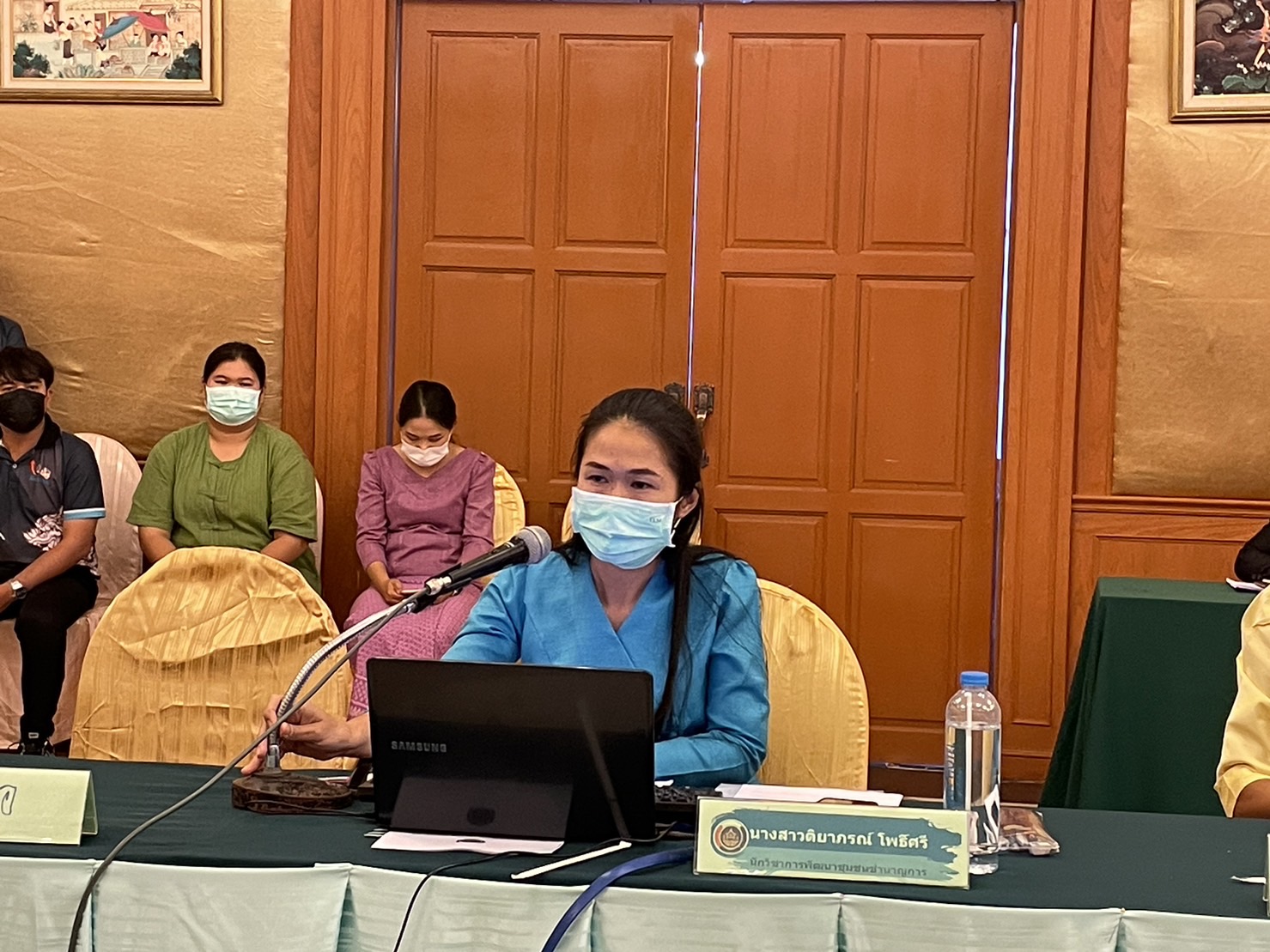 พช.มหาสารคามประชุมคณะกรรมการเครือข่ายองค์ความรู้ KBOจังหวัดมหาสารคาม ตามโครงการส่งเสริมกระบวนการเครือข่ายองค์ความรู้(Knowledge-Based OTOP : KBO)ประจำปีงบประมาณ พ.ศ. 2566