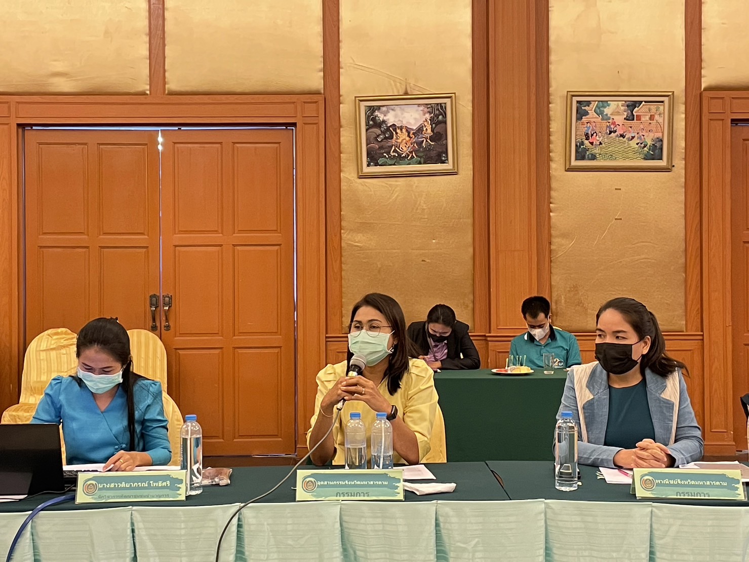 พช.มหาสารคามประชุมคณะกรรมการเครือข่ายองค์ความรู้ KBOจังหวัดมหาสารคาม ตามโครงการส่งเสริมกระบวนการเครือข่ายองค์ความรู้(Knowledge-Based OTOP : KBO)ประจำปีงบประมาณ พ.ศ. 2566