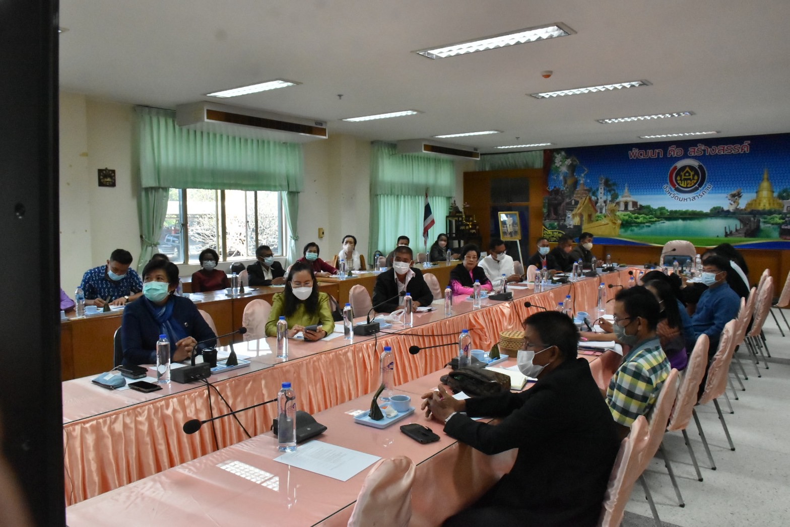 พช.มหาสารคาม เข้าร่วมการประชุมเชิงปฏิบัติการสร้างความรู้ความเข้าใจเครือข่ายคณะกรรมการบริหารศูนย์ประสานงานองค์การชุมชนระดับจังหวัด (ศอช.จ)