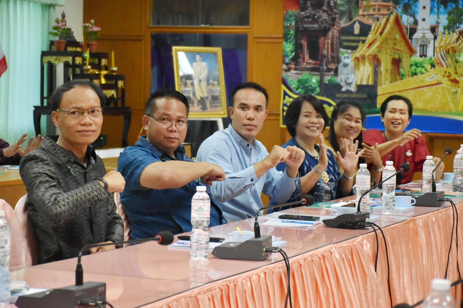 จังหวัดมหาสารคาม ร่วมโครงการการสร้างนักขับเคลื่อนยุทธศาสตร์นำการเปลี่ยนแปลงกิจกรรมที่ 1 ฝึกอบรมสร้างนักขับเคลื่อนยุทธศาสตร์นำการเปลี่ยนแปลงสู่นักสื่อสารสังคม เสริมแกร่งผู้นำและทีมพี่เลี้ยง