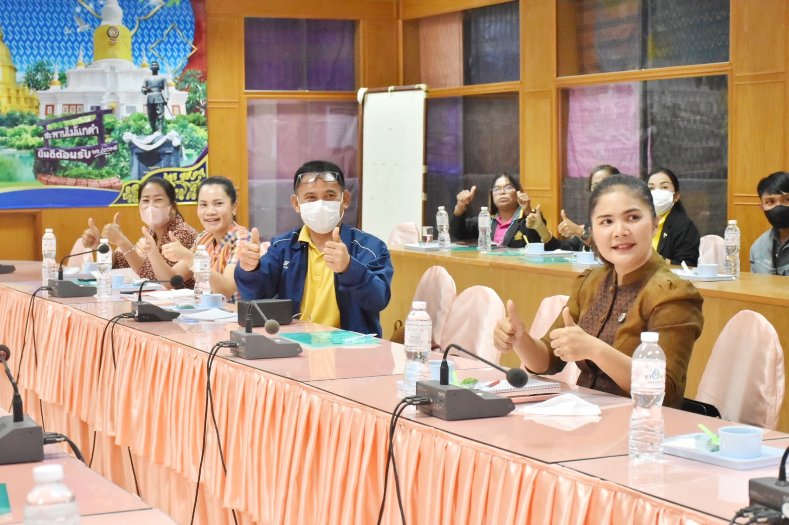 จังหวัดมหาสารคาม ร่วมโครงการการสร้างนักขับเคลื่อนยุทธศาสตร์นำการเปลี่ยนแปลงกิจกรรมที่ 1 ฝึกอบรมสร้างนักขับเคลื่อนยุทธศาสตร์นำการเปลี่ยนแปลงสู่นักสื่อสารสังคม เสริมแกร่งผู้นำและทีมพี่เลี้ยง