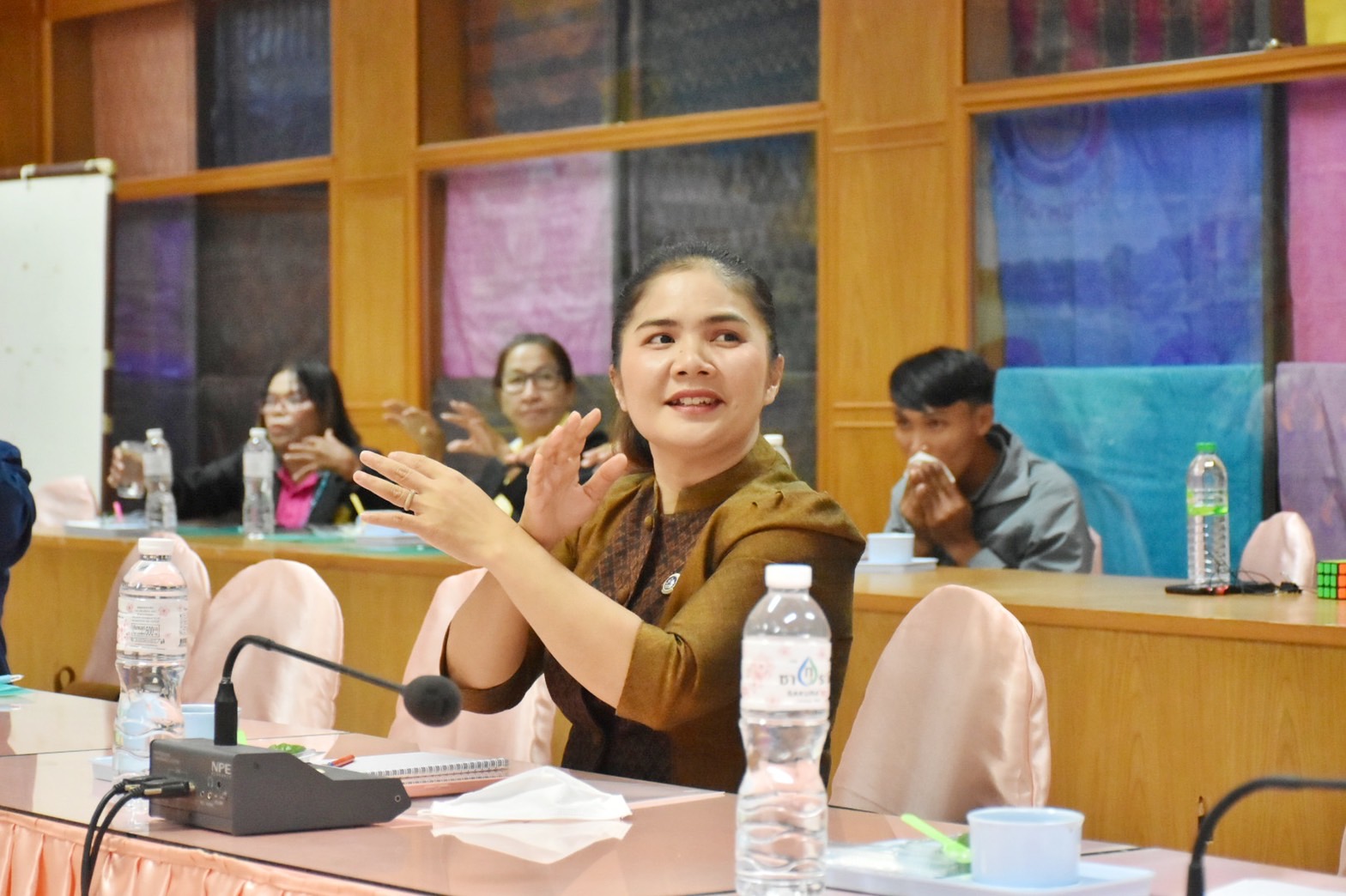 จังหวัดมหาสารคาม ร่วมโครงการการสร้างนักขับเคลื่อนยุทธศาสตร์นำการเปลี่ยนแปลงกิจกรรมที่ 1 ฝึกอบรมสร้างนักขับเคลื่อนยุทธศาสตร์นำการเปลี่ยนแปลงสู่นักสื่อสารสังคม เสริมแกร่งผู้นำและทีมพี่เลี้ยง