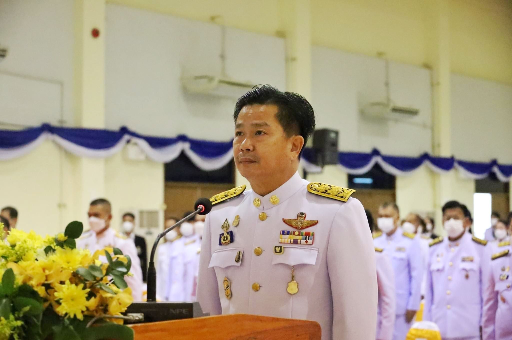 พช.มหาสารคาม ร่วมงานรัฐพิธีถวายราชสักการะเนื่องใน “วันยุทธหัตถีสมเด็จพระนเรศวรมหาราช”