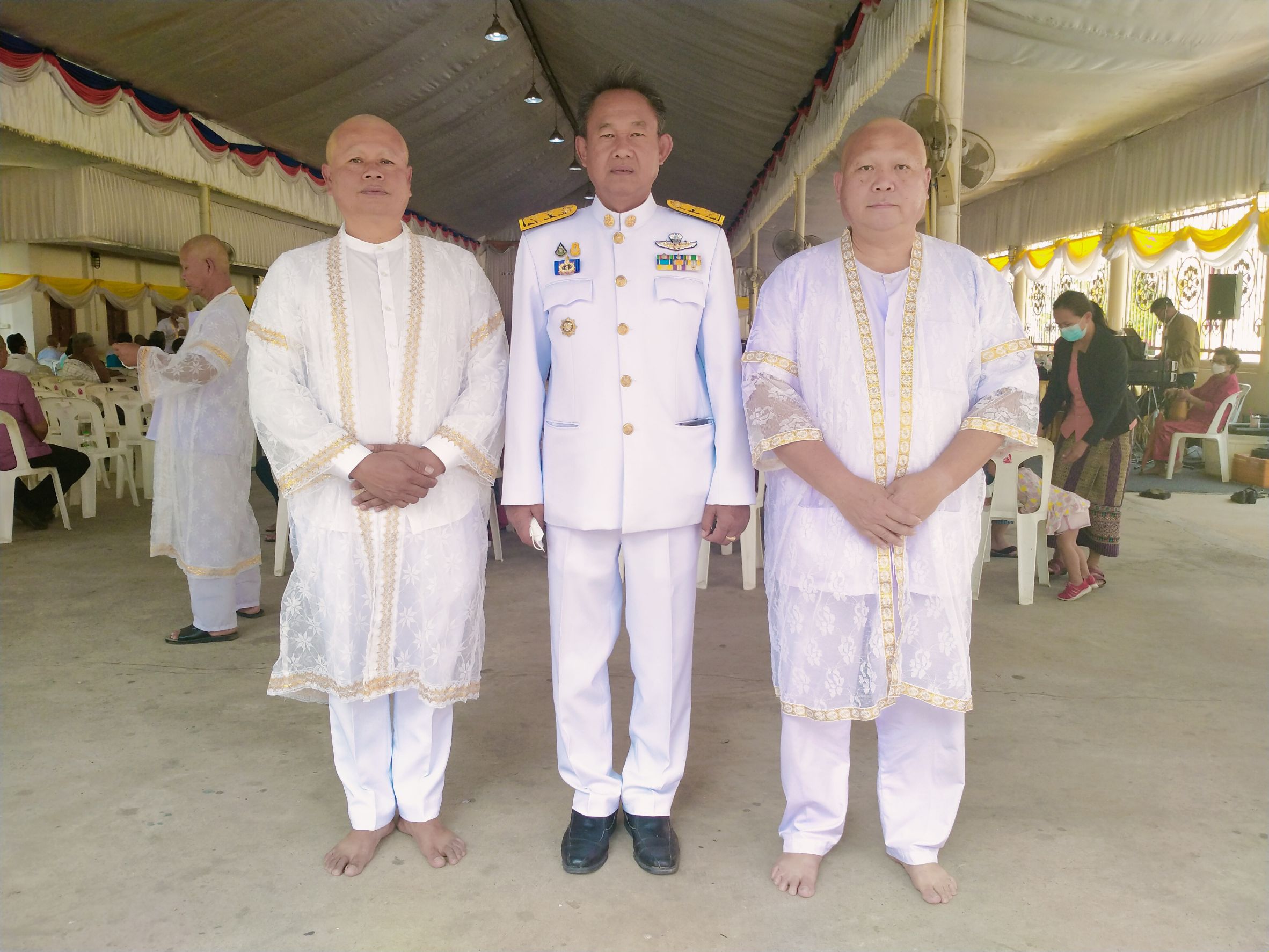 พช.มหาสารคาม ร่วมพิธีปลงผมนาค โครงการบรรพชาอุปสมบท 99 รูป ถวายพระพรชัยมงคล แด่สมเด็จพระเจ้าลูกเธอ เจ้าฟ้าพัชรกิติยาภา นเรนทิราเทพยวดี กรมหลวงราชสาริณีสิริพัชร มหาวัชรราชธิดา