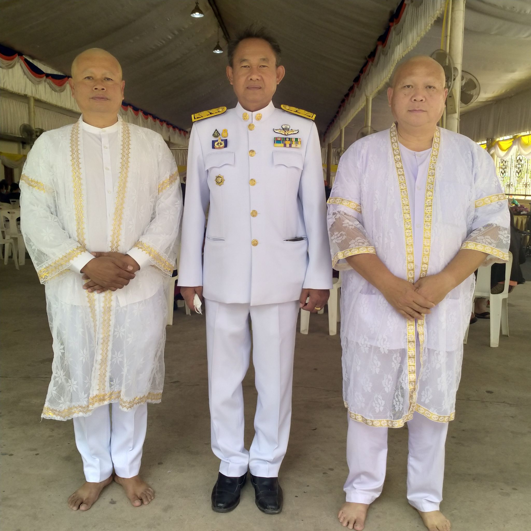 พช.มหาสารคาม ร่วมพิธีปลงผมนาค โครงการบรรพชาอุปสมบท 99 รูป ถวายพระพรชัยมงคล แด่สมเด็จพระเจ้าลูกเธอ เจ้าฟ้าพัชรกิติยาภา นเรนทิราเทพยวดี กรมหลวงราชสาริณีสิริพัชร มหาวัชรราชธิดา