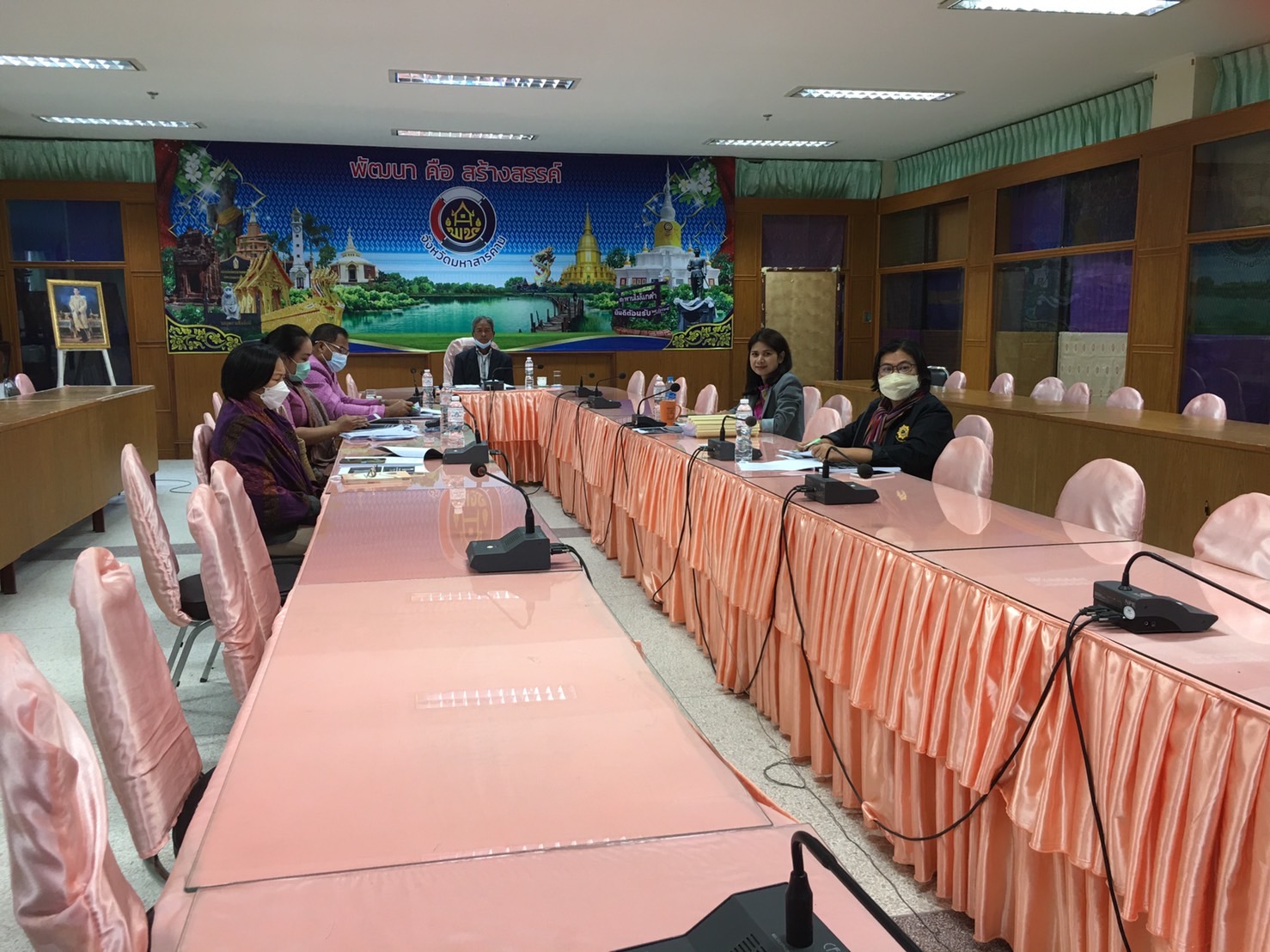 พช.มหาสารคาม ร่วมประชุมเชิงปฏิบัติการการดำเนินงานตามมาตรการปรับปรุงประสิทธิภาพในการปฏิบัติราชการ ประจำปีงบประมาณ พ.ศ. 2566 ผ่านระบบการประชุมทางไกล (Video Conference)