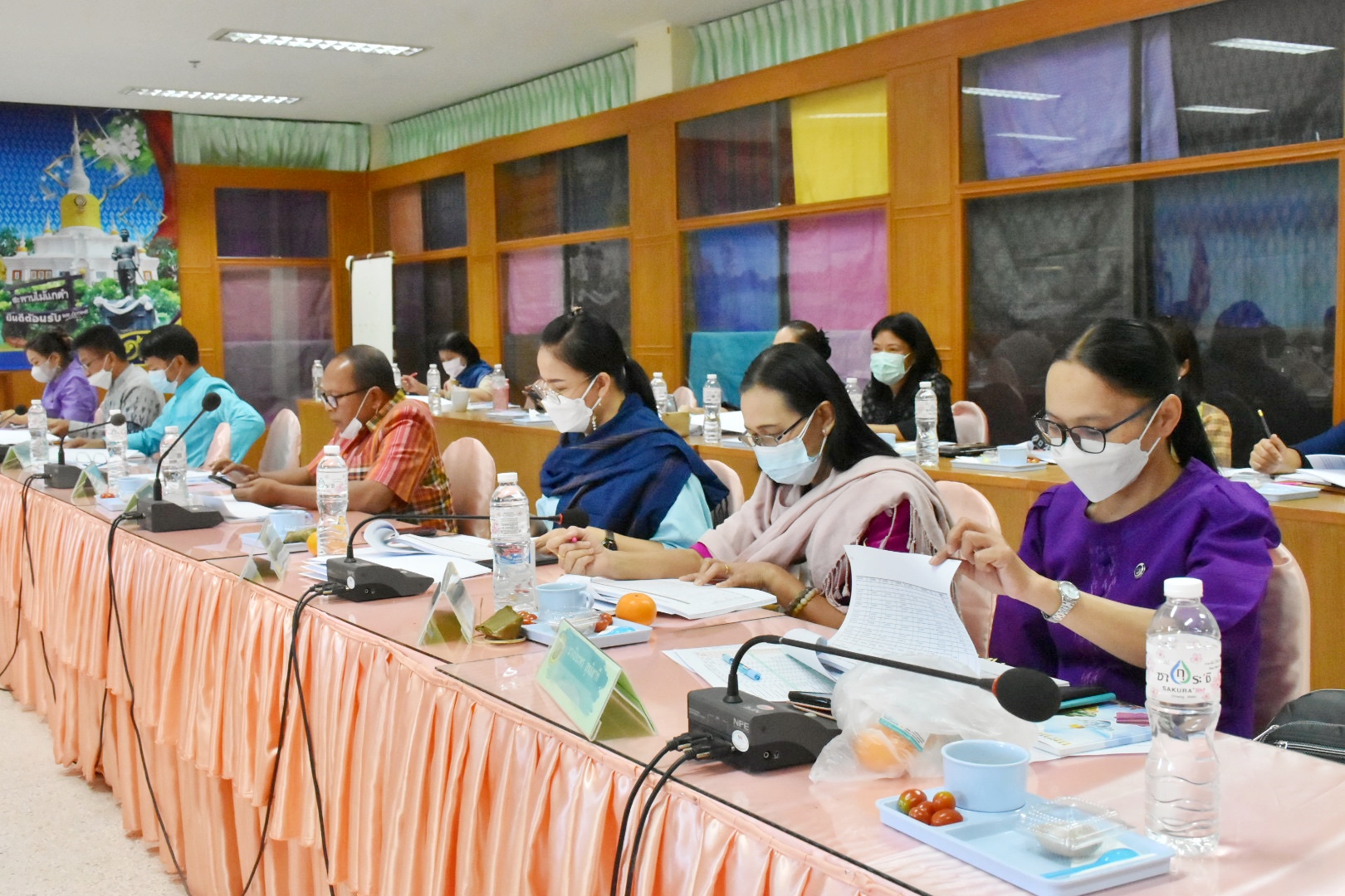 พช.มหาสารคาม จัดประชุมประจำเดือนสำนักงานพัฒนาชุมชนจังหวัดมหาสารคาม ครั้งที่ 1/2566