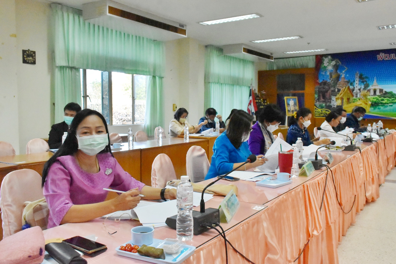 พช.มหาสารคาม จัดประชุมประจำเดือนสำนักงานพัฒนาชุมชนจังหวัดมหาสารคาม ครั้งที่ 1/2566