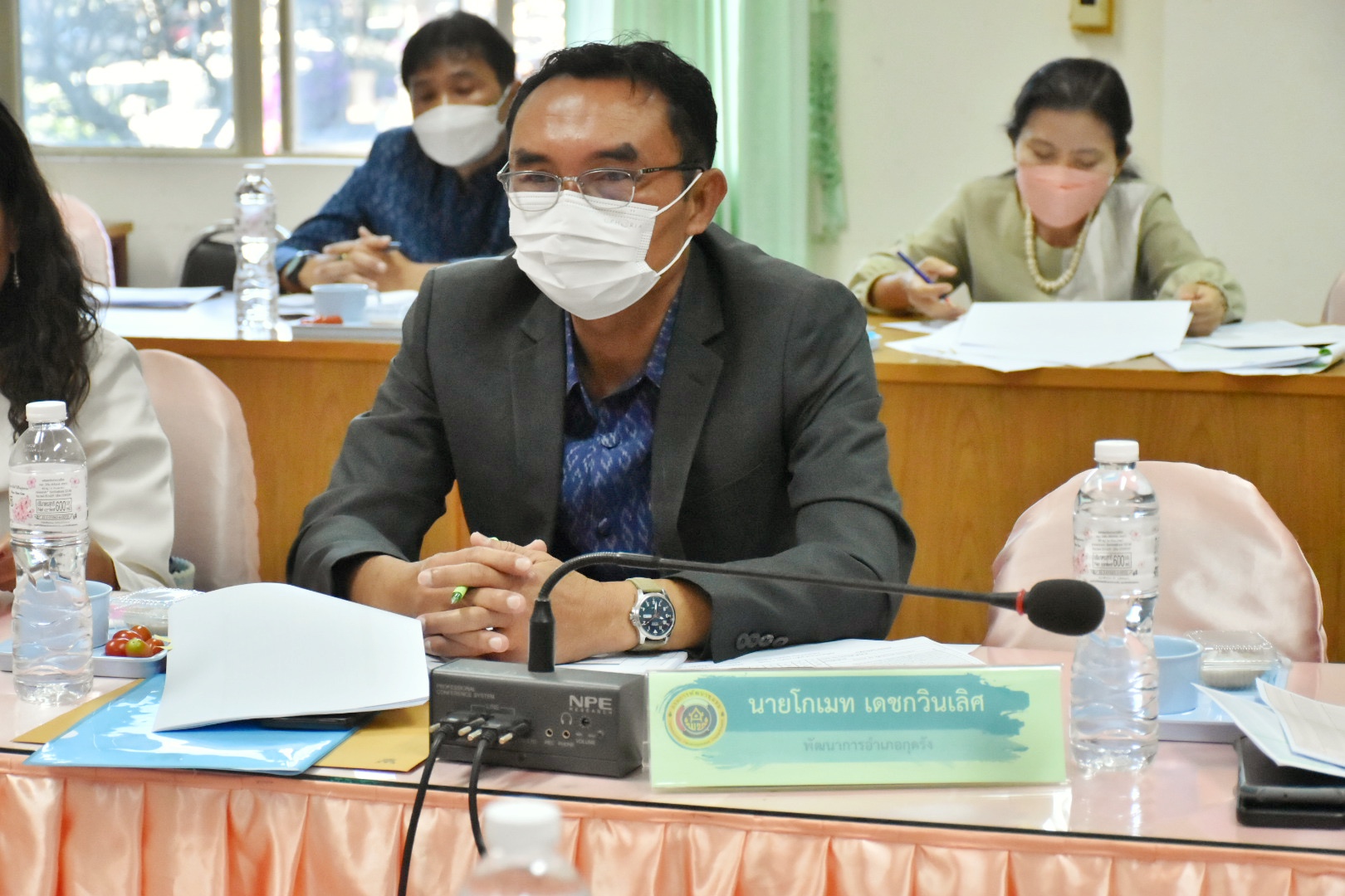 พช.มหาสารคาม จัดประชุมประจำเดือนสำนักงานพัฒนาชุมชนจังหวัดมหาสารคาม ครั้งที่ 1/2566