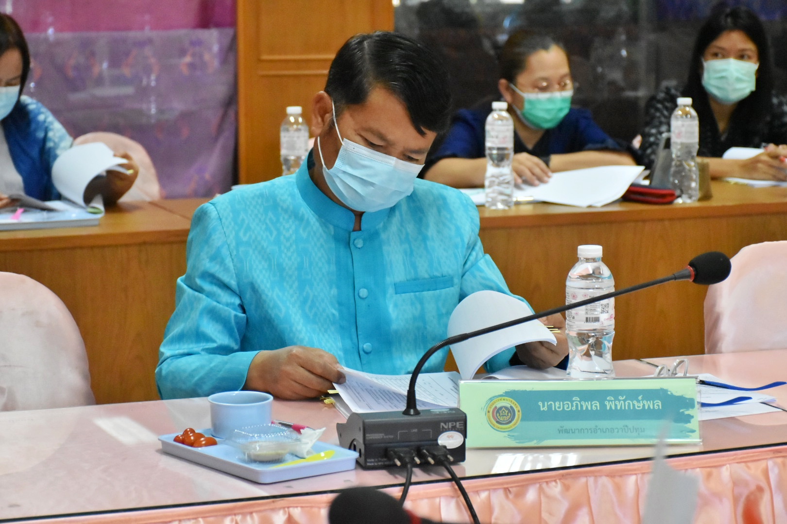 พช.มหาสารคาม จัดประชุมประจำเดือนสำนักงานพัฒนาชุมชนจังหวัดมหาสารคาม ครั้งที่ 1/2566