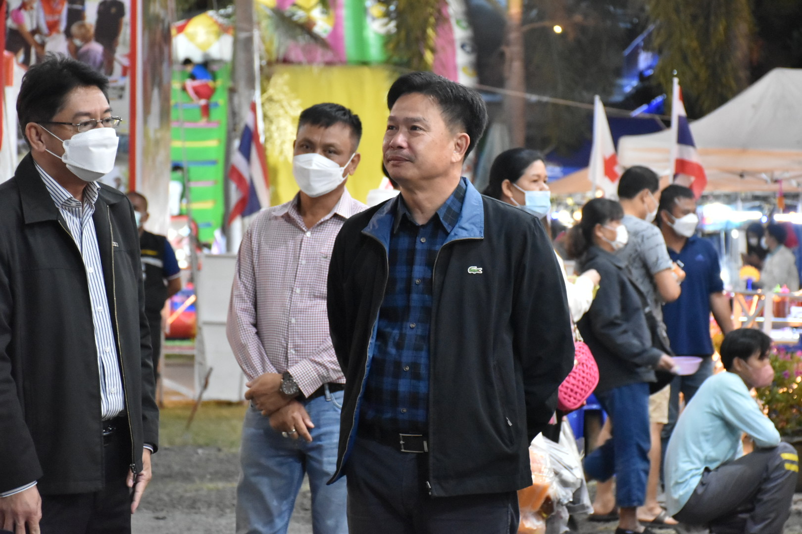 พช.มหาสารคาม ร่วมปฏิบัติงานประจำร้านมัจฉากาชาดจังหวัดมหาสารคาม ประจำปี 2566