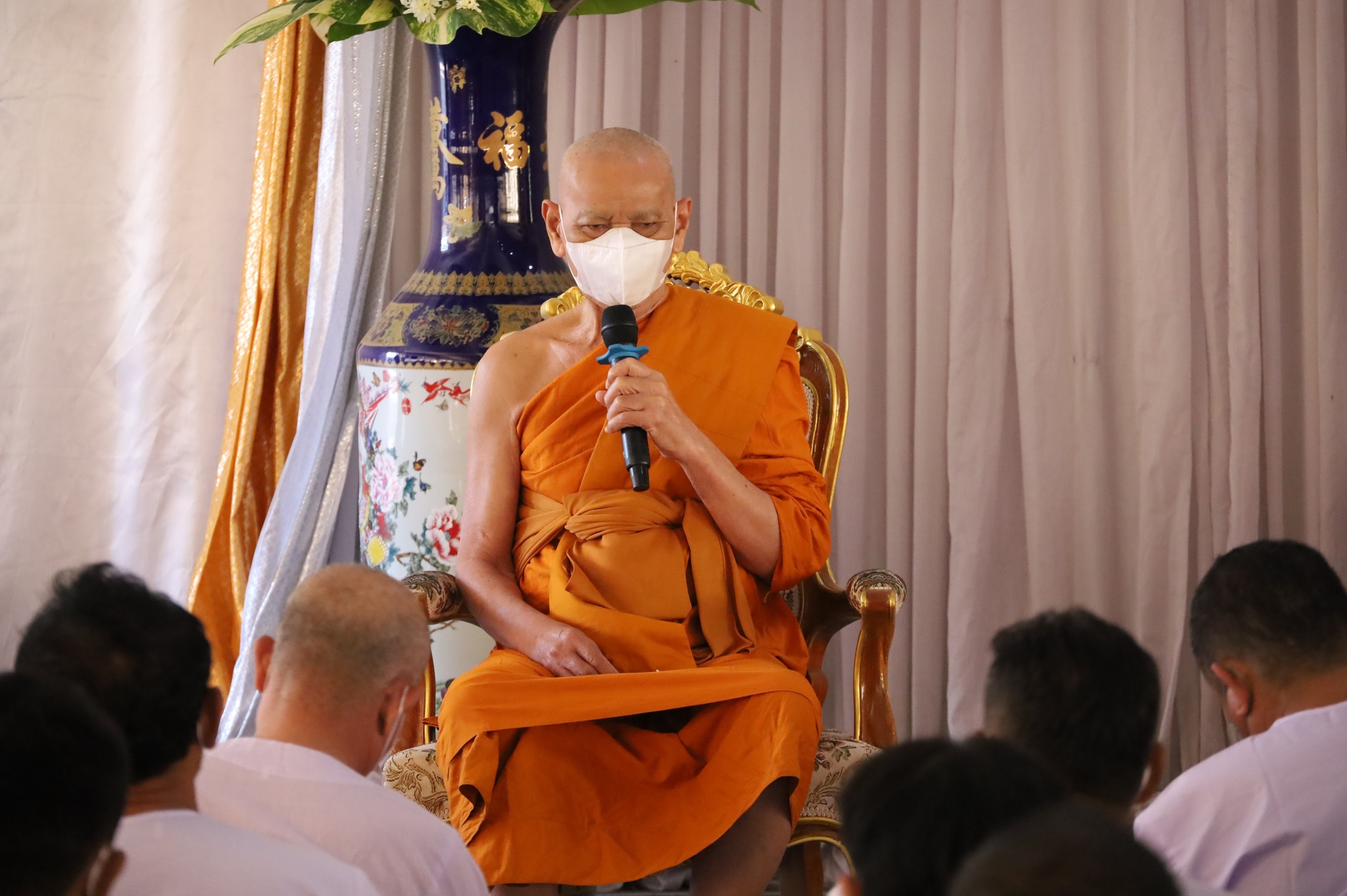 พช.มหาสารคาม ร่วมพิธีปลงผมนาค โครงการบรรพชาอุปสมบท 99 รูป ถวายพระพรชัยมงคล แด่สมเด็จพระเจ้าลูกเธอ เจ้าฟ้าพัชรกิติยาภา นเรนทิราเทพยวดี กรมหลวงราชสาริณีสิริพัชร มหาวัชรราชธิดา