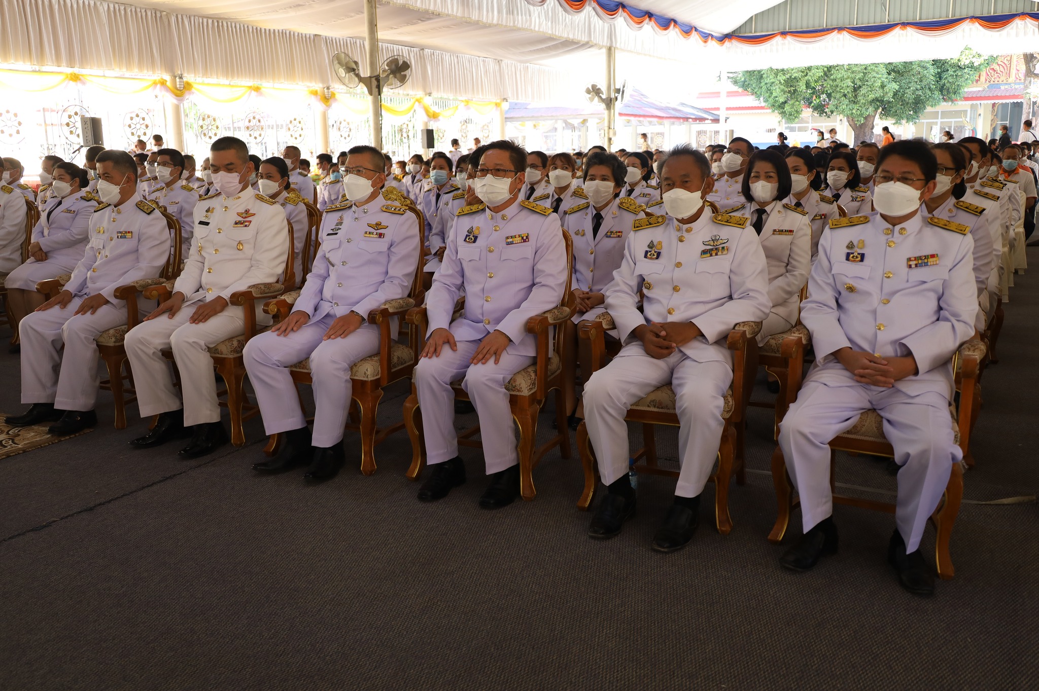 พช.มหาสารคาม ร่วมพิธีปลงผมนาค โครงการบรรพชาอุปสมบท 99 รูป ถวายพระพรชัยมงคล แด่สมเด็จพระเจ้าลูกเธอ เจ้าฟ้าพัชรกิติยาภา นเรนทิราเทพยวดี กรมหลวงราชสาริณีสิริพัชร มหาวัชรราชธิดา