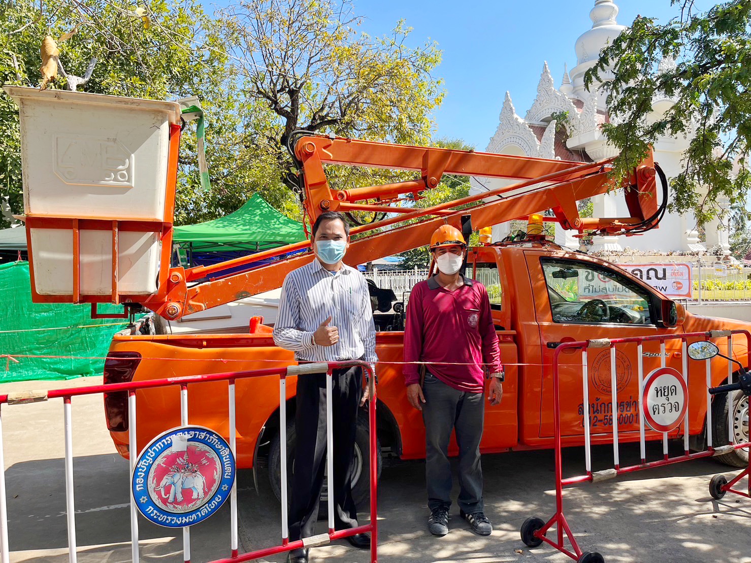 ผนึกกำลังเตรียมงาน “ราตรีเส้นสายลายผ้า” ในงาน “ประเพณีบุญเบิกฟ้าและงานกาชาดประจำปี 2566