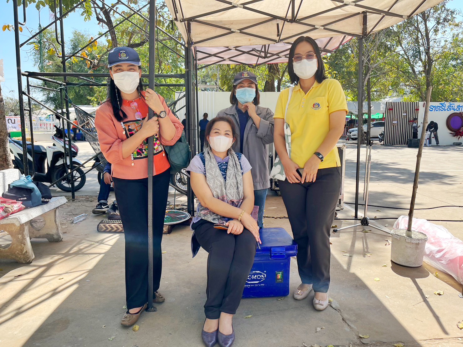 ผนึกกำลังเตรียมงาน “ราตรีเส้นสายลายผ้า” ในงาน “ประเพณีบุญเบิกฟ้าและงานกาชาดประจำปี 2566