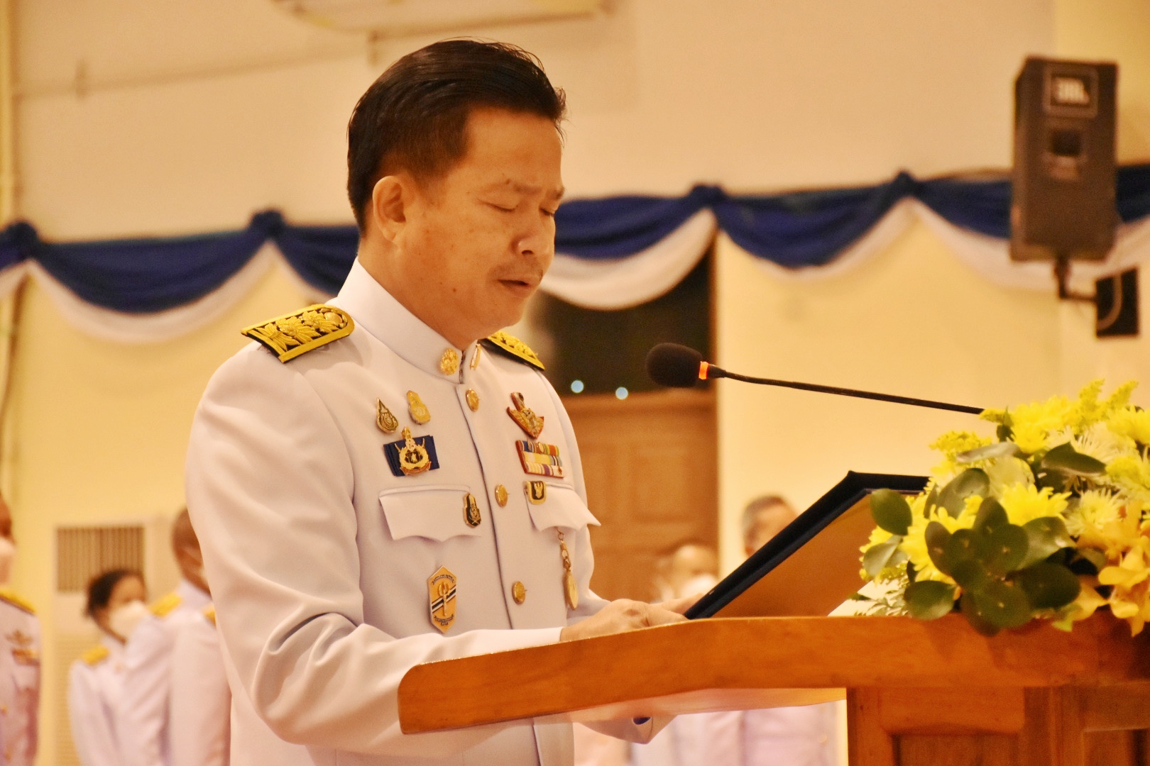 พช.มหาสารคาม ร่วมงานรัฐพิธีถวายราชสักการะเนื่องใน “วันยุทธหัตถีสมเด็จพระนเรศวรมหาราช”