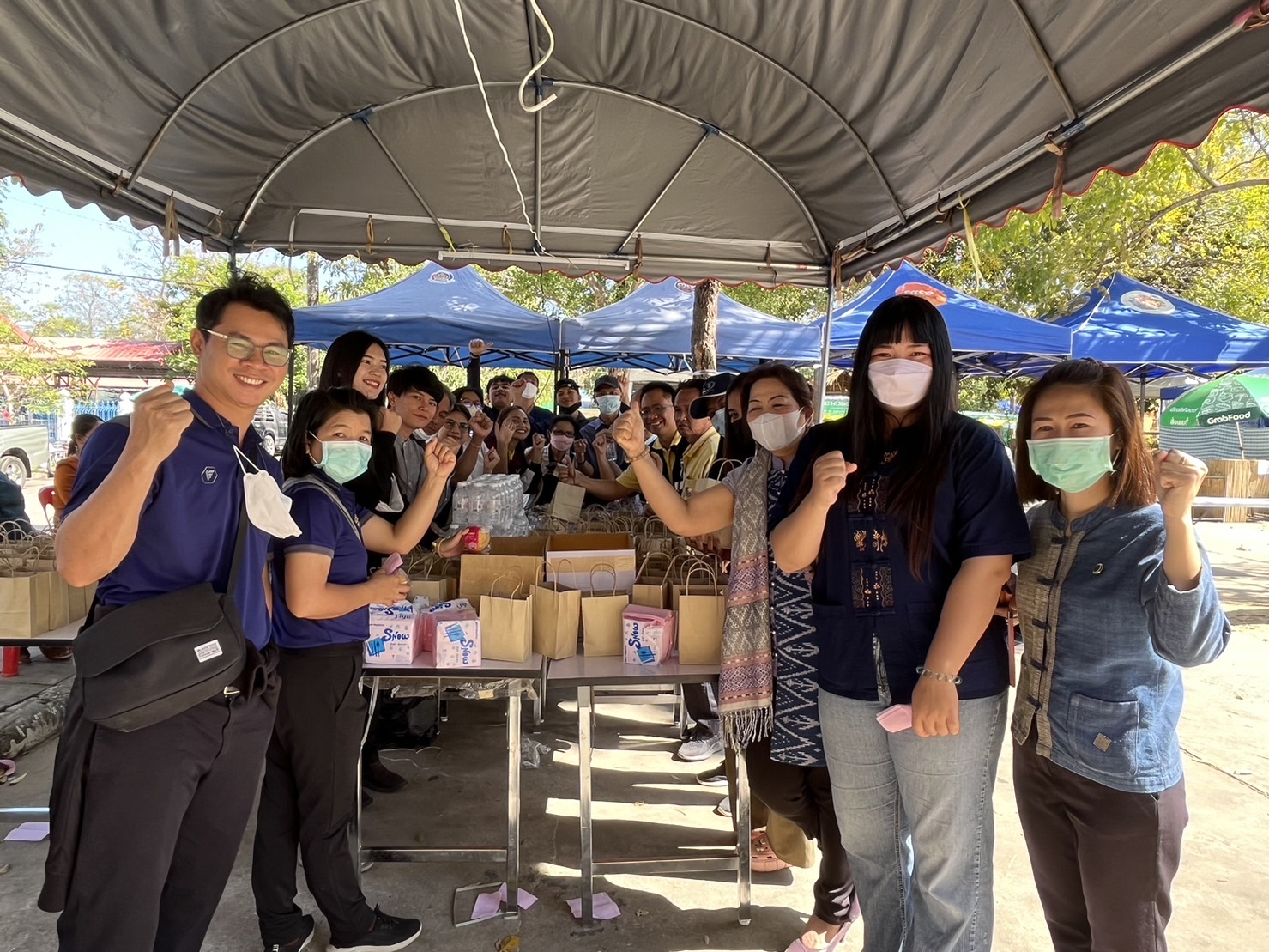 ผนึกกำลังเตรียมงาน “ราตรีเส้นสายลายผ้า” ในงาน “ประเพณีบุญเบิกฟ้าและงานกาชาดประจำปี 2566