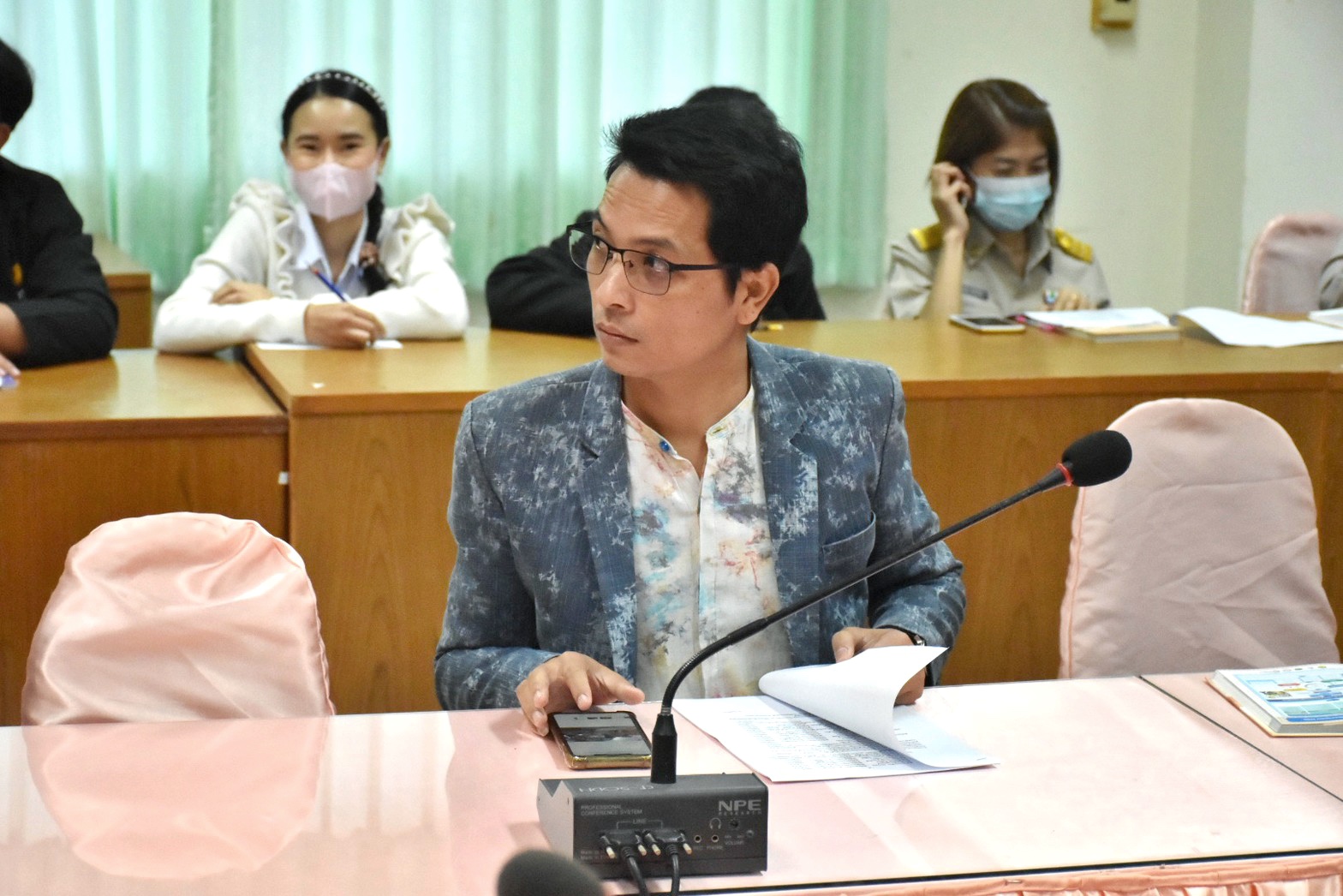 พช.มหาสารคาม ร่วมกับ ภาคี เครือข่าย ประชุมเตรียมความพร้อมการจัดงาน “ราตรีเส้นสายลายผ้า” ในงานประเพณีบุญเบิกฟ้าและงานกาชาดจังหวัดมหาสารคาม ประจำปี 2566