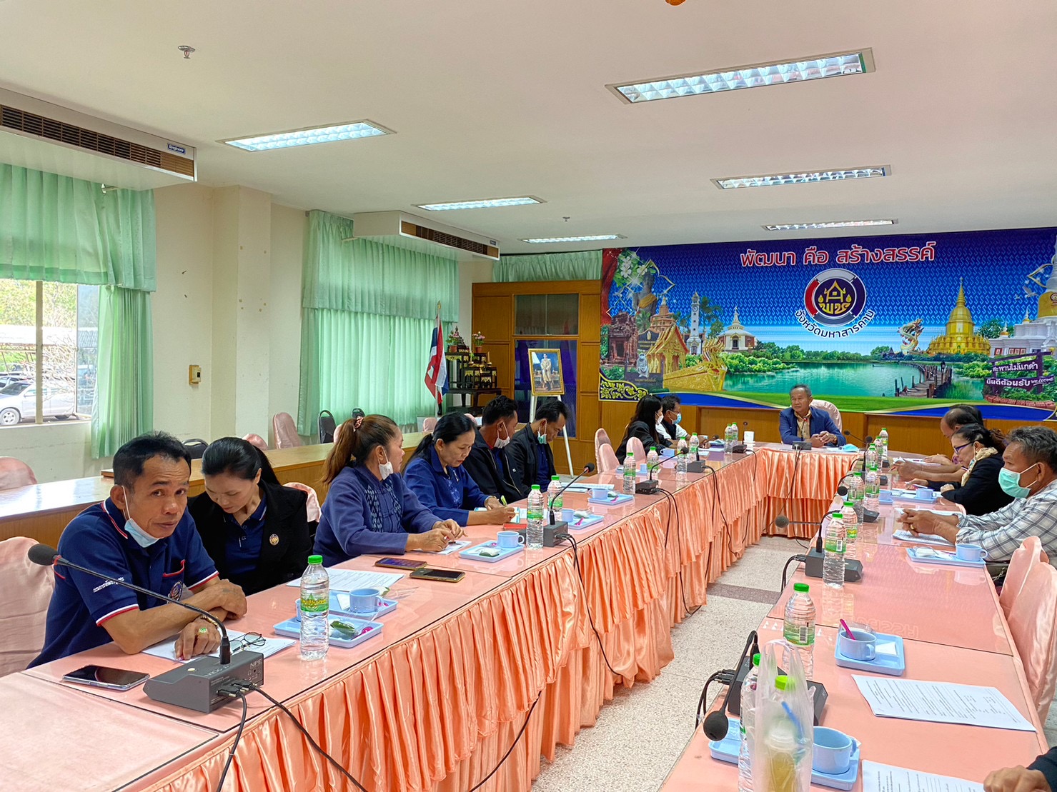 พช.มหาสารคาม จัดประชุมคณะกรรมการชมรมอาสาพัฒนาชุมชน จังหวัดมหาสารคาม เพื่อหารือขับเคลื่อนงาน และกิจกรรมเนื่องในวาระครบรอบ 54 ปี ภายใต้แนวคิด “รวมพลังจิตอาสา ขับเคลื่อนสังคมไทย ด้วยใจพอเพียง”