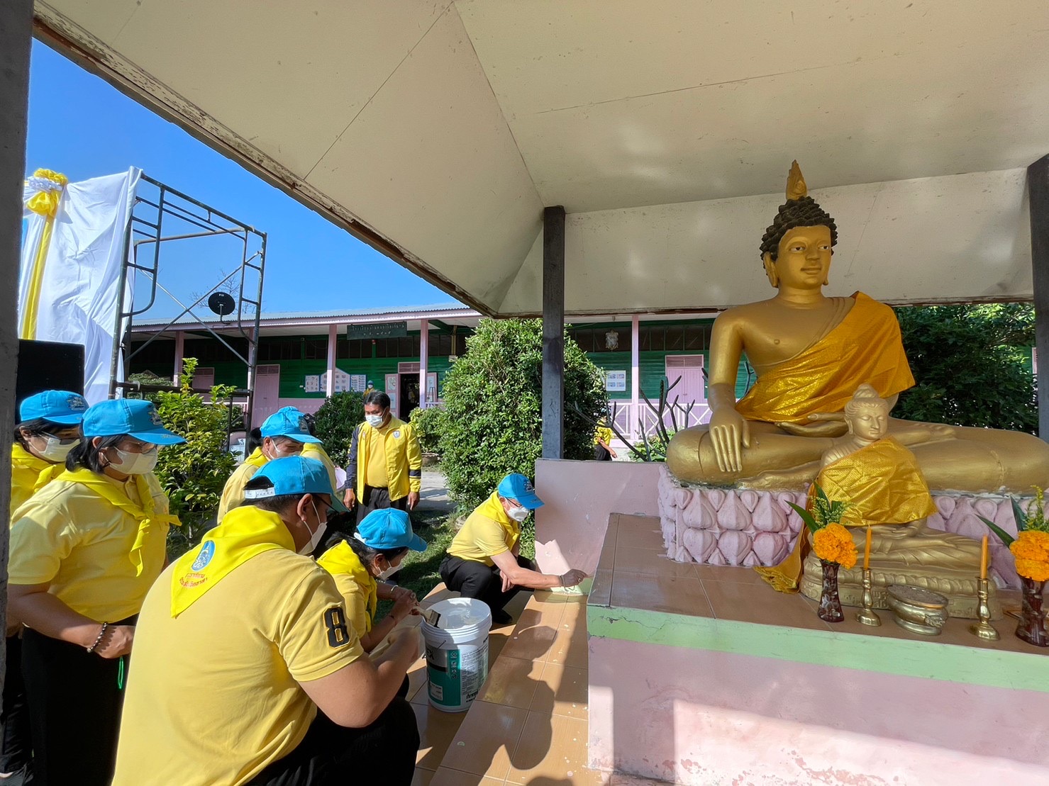 พช.มหาสารคาม ร่วมกิจกรรมจิตอาสาพัฒนา เนื่องในวันพ่อขุนรามคำแหงมหาราช 17 มกราคม 2566