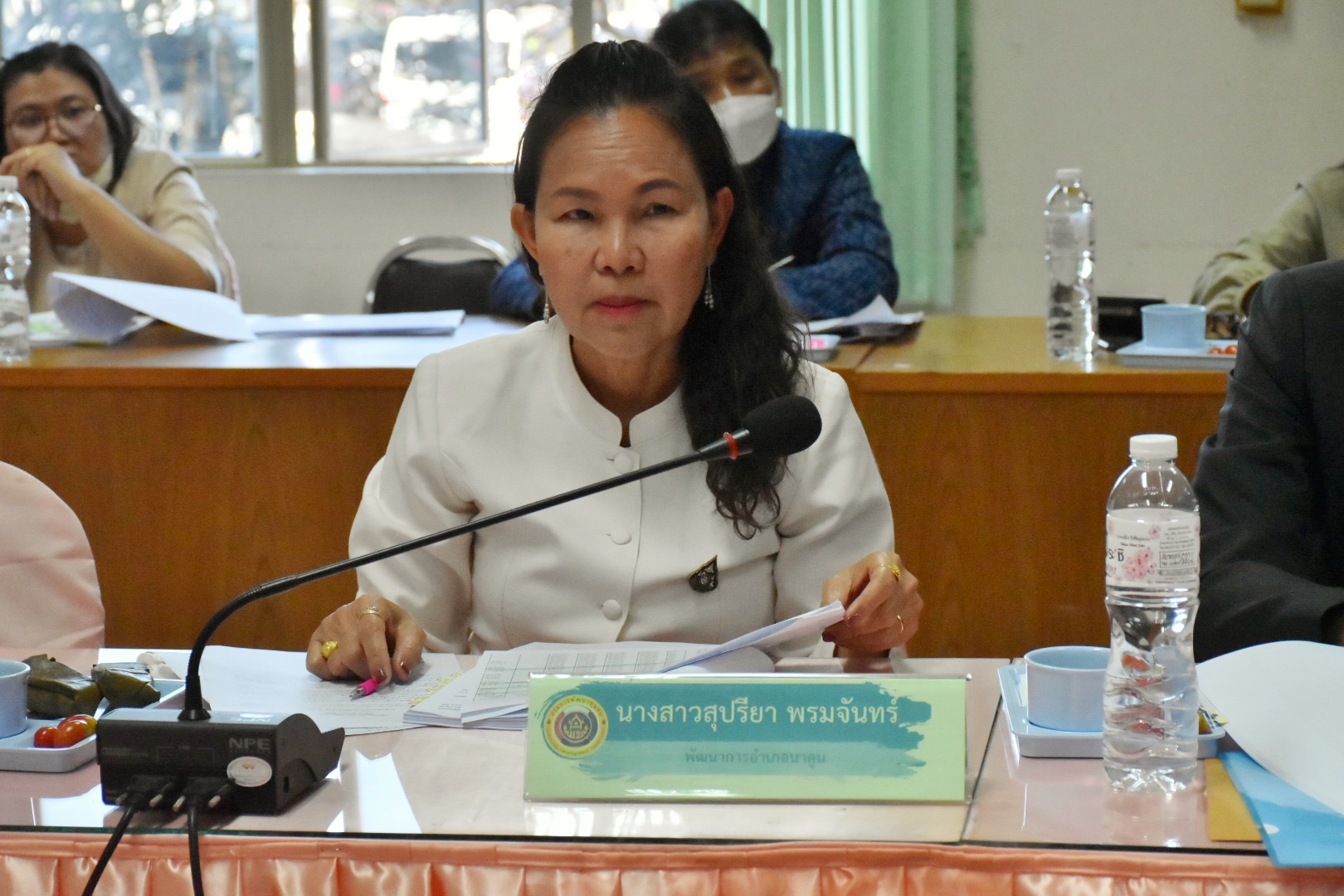 พช.มหาสารคาม จัดประชุมประจำเดือนสำนักงานพัฒนาชุมชนจังหวัดมหาสารคาม ครั้งที่ 1/2566