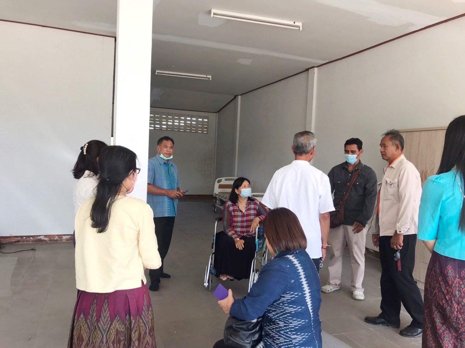 พช.มหาสารคาม เยี่ยมบุคลากรที่ประสบอุบัติเหตุ เพื่อแสดงความห่วงใยและให้กำลังใจแก่บุคลากรในสังกัด