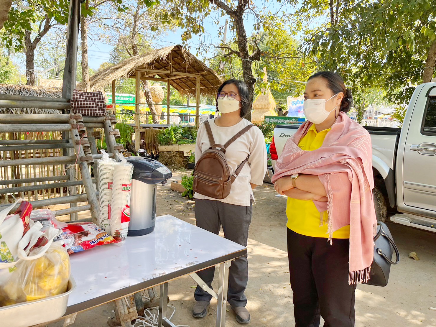 ผนึกกำลังเตรียมงาน “ราตรีเส้นสายลายผ้า” ในงาน “ประเพณีบุญเบิกฟ้าและงานกาชาดประจำปี 2566