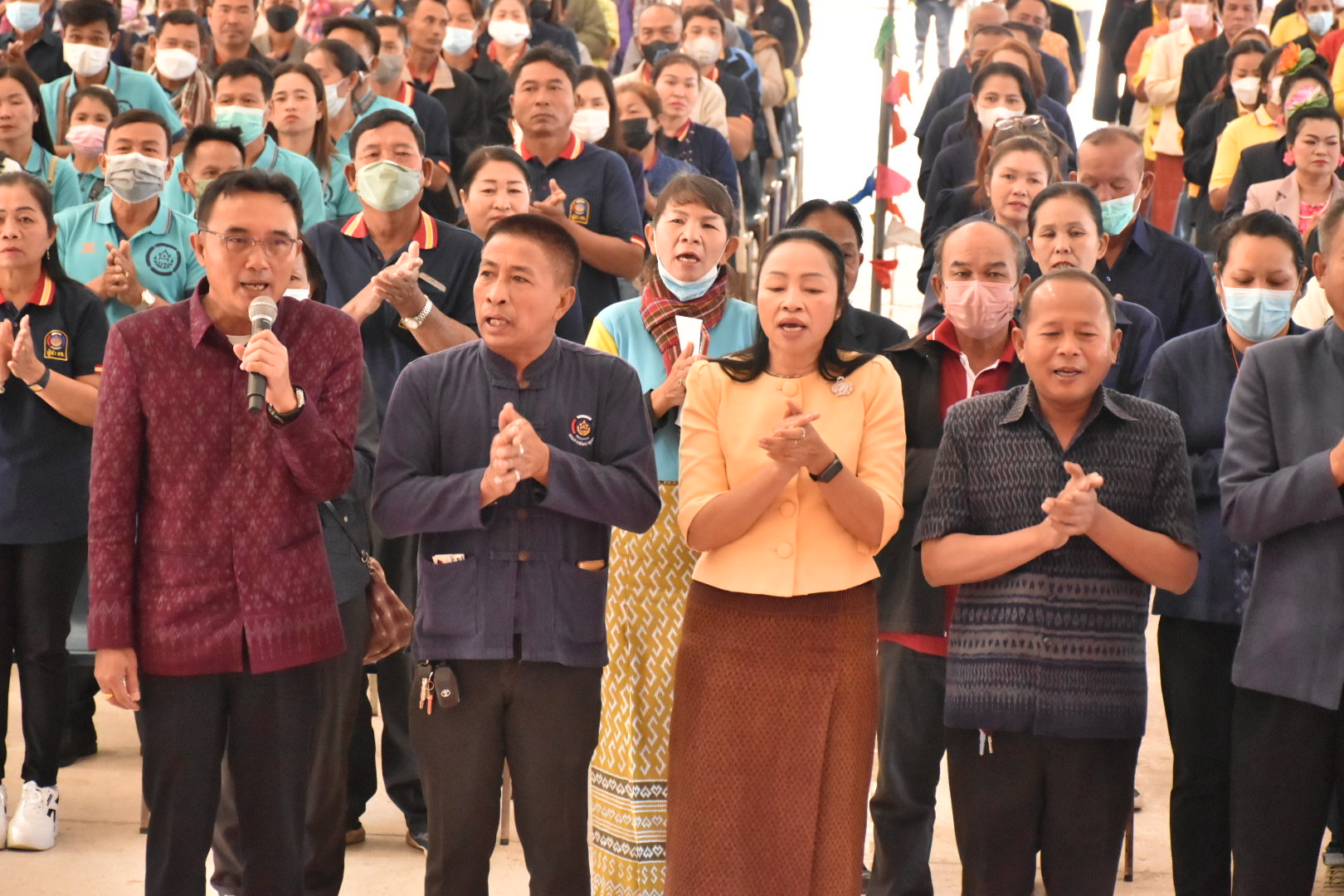 จังหวัดมหาสารคาม รวมพลังผู้นำอาสาพัฒนาชุมชน จัดกิจกรรมเนื่องในวาระครบรอบ 54 ปี โครงการพัฒนาผู้นำอาสาพัฒนาชุมชน ภายใต้แนวคิด “ รวมพลังจิตอาสา ขับเคลื่อนสังคมไทย ด้วยใจพอเพียง ”