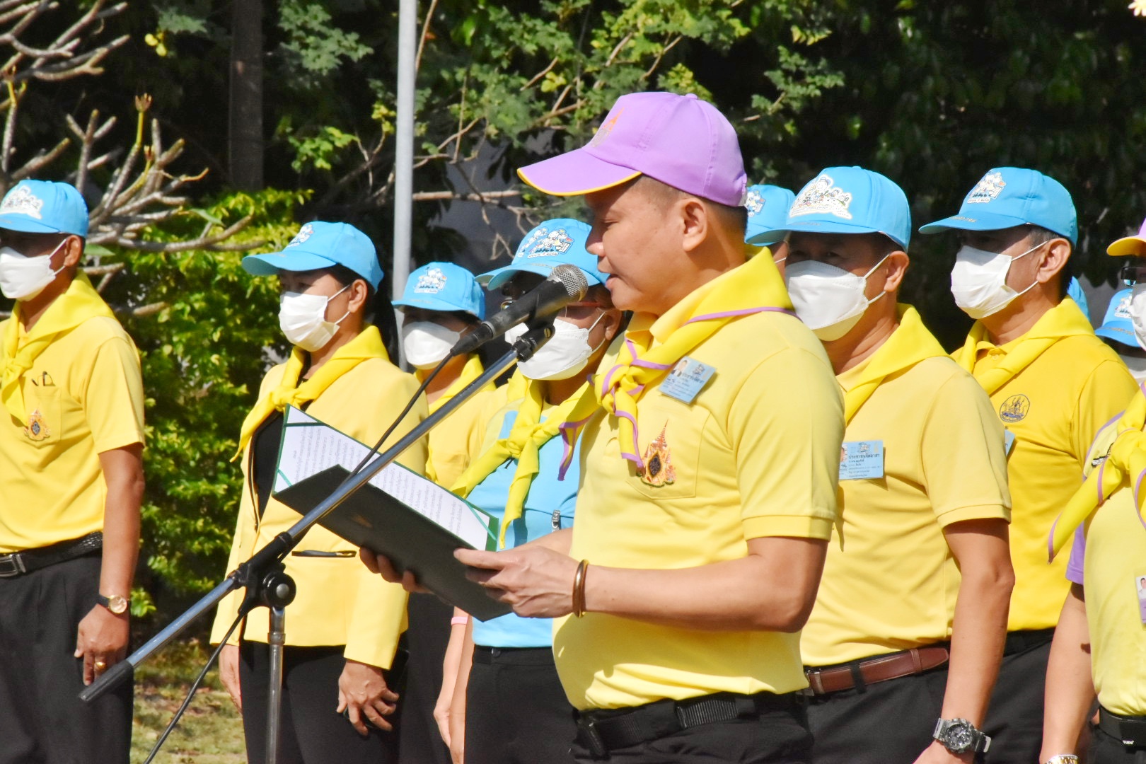 พช.มหาสารคาม ร่วมกิจกรรมจิตอาสาในโอกาสวันสำคัญของชาติไทย เนื่องในวันสมเด็จพระนเรศวรมหาราช