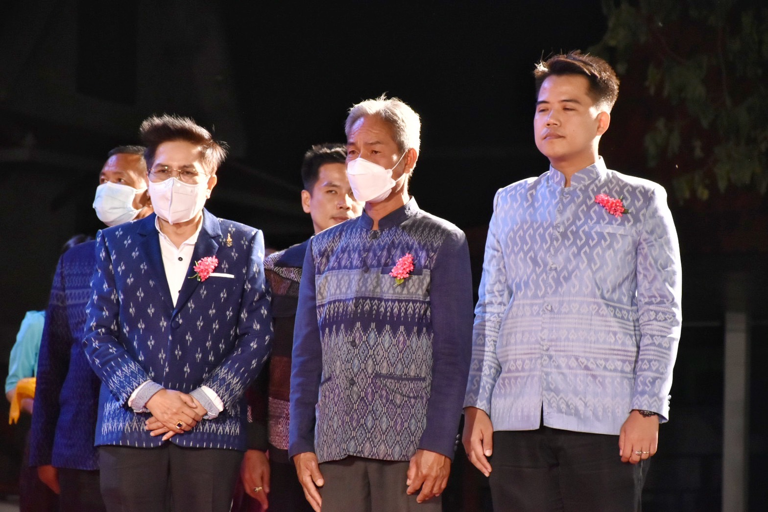 สุดตระการตา !! จังหวัดมหาสารคาม จัดงาน “ราตรีเส้นสายลายผ้า” ประเพณีบุญเบิกฟ้าและกาชาดประจำปี 2566 เพื่อเป็นการส่งเสริมและสนับสนุนการใช้และสวมใส่ผ้าไทย