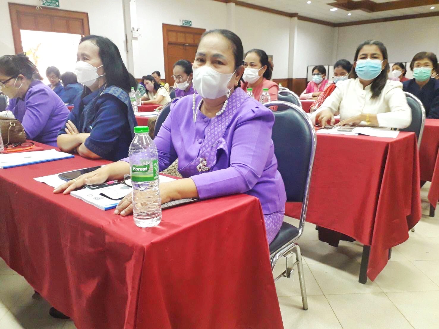 สำนักงานเลขานุการคณะอนุกรรมการบริหารกองทุนพัฒนาบทบาทสตรีจังหวัดมหาสารคาม ดำเนินโครงการเพิ่มประสิทธิภาพการปฏิบัติงานกองทุนพัฒนาบทบาทสตรีแก่กลไกการขับเคลื่อนกองทุนพัฒนาบทบาทสตรีระดับจังหวัด