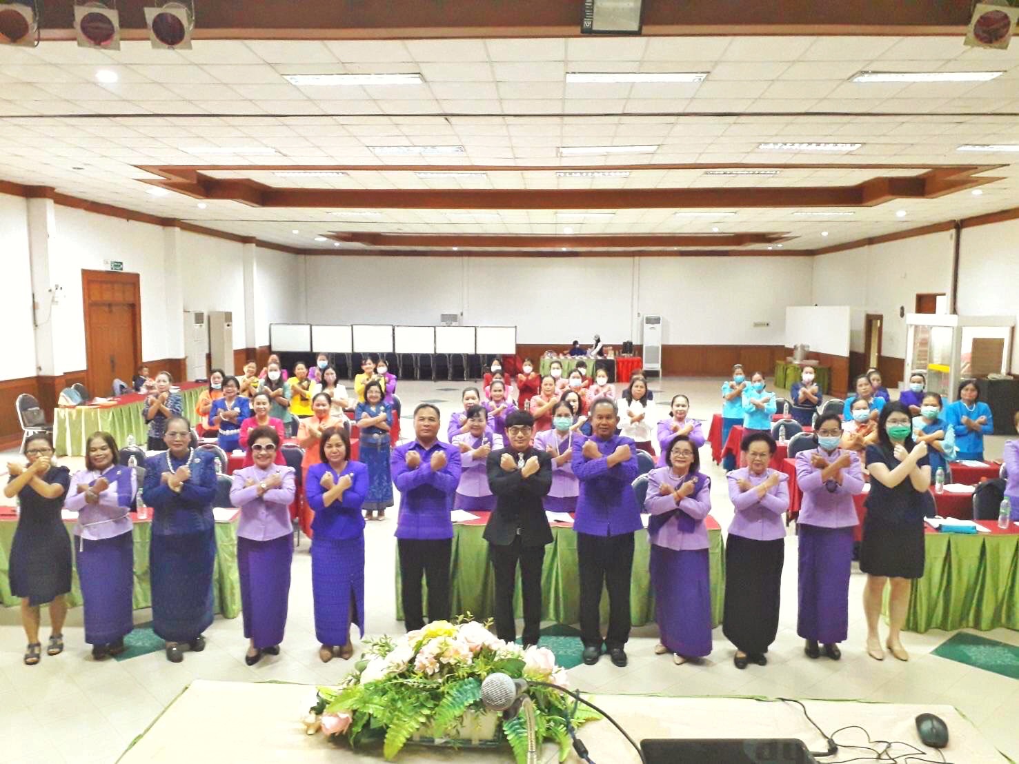 สำนักงานเลขานุการคณะอนุกรรมการบริหารกองทุนพัฒนาบทบาทสตรีจังหวัดมหาสารคาม ดำเนินโครงการเพิ่มประสิทธิภาพการปฏิบัติงานกองทุนพัฒนาบทบาทสตรีแก่กลไกการขับเคลื่อนกองทุนพัฒนาบทบาทสตรีระดับจังหวัด