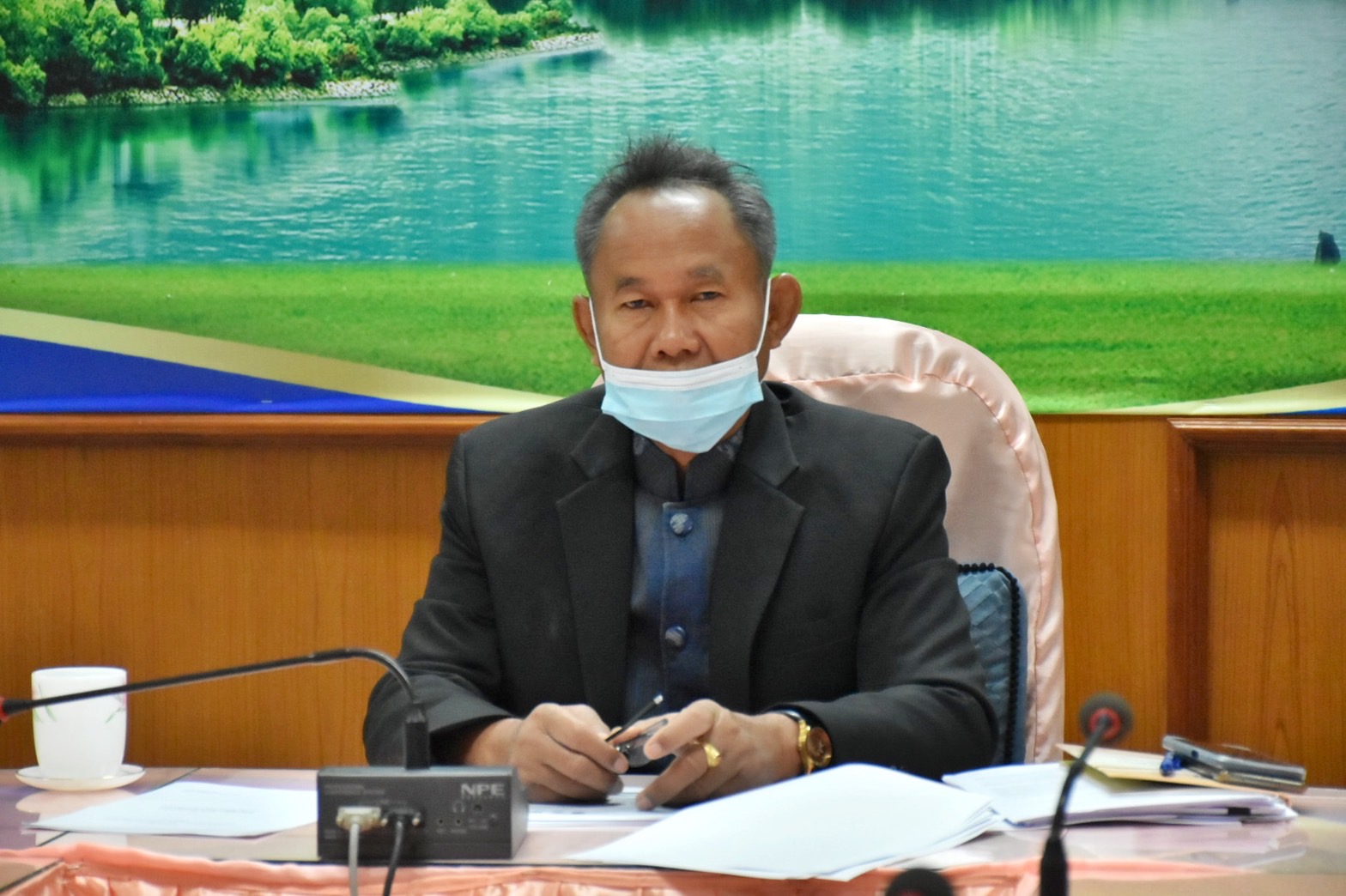 พช.มหาสารคาม ร่วมประชุมคณะกรรมการติดตามเร่งรัดการเบิกจ่ายงบประมาณรายจ่ายประจำปีงบประมาณ พ.ศ. 2566 ของกรมการพัฒนาชุมชน ครั้งที่ 2/2566 ผ่านระบบวิดีทัศน์ทางไกล